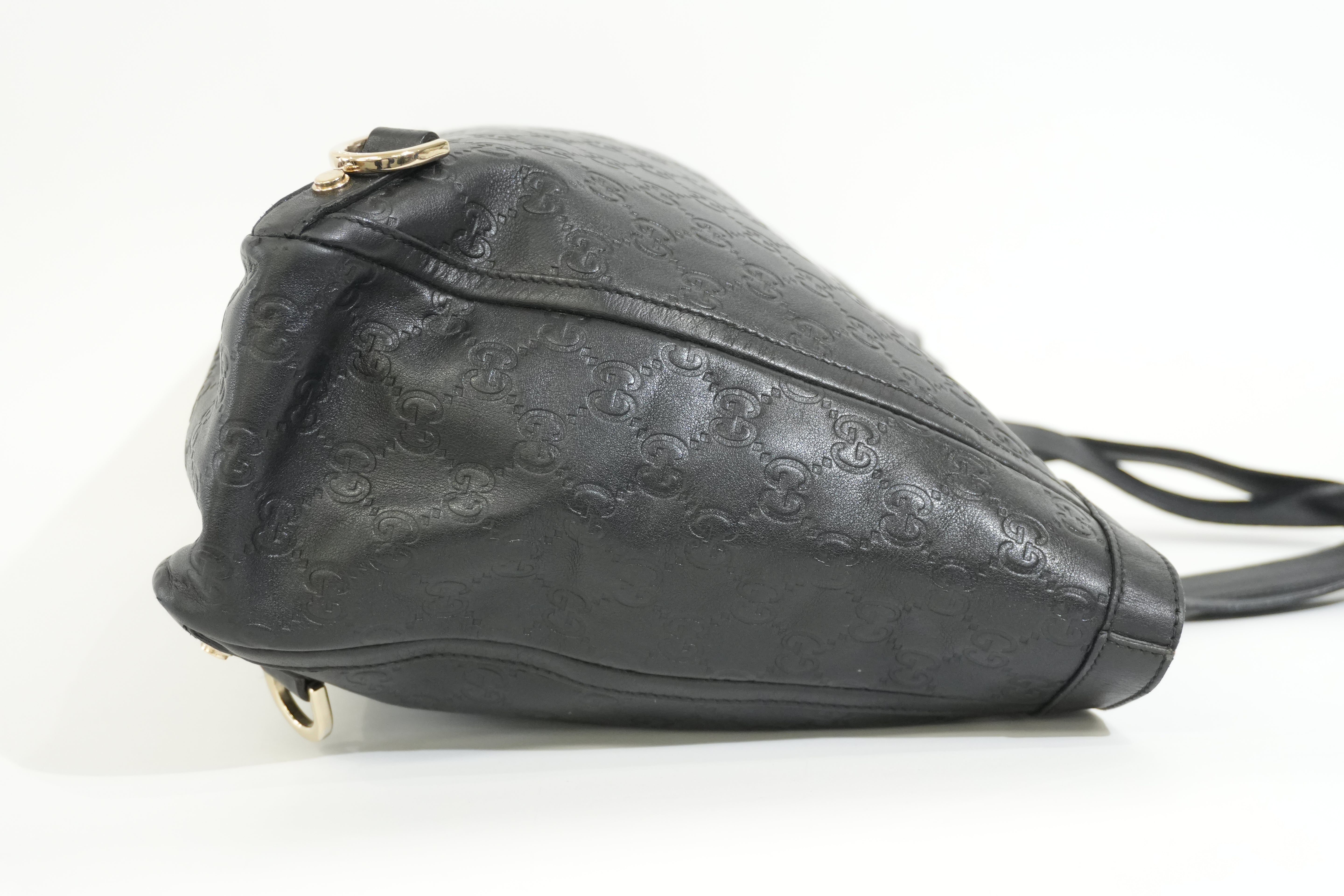 Pre-owned Gucci Abbey Tote Bag Black