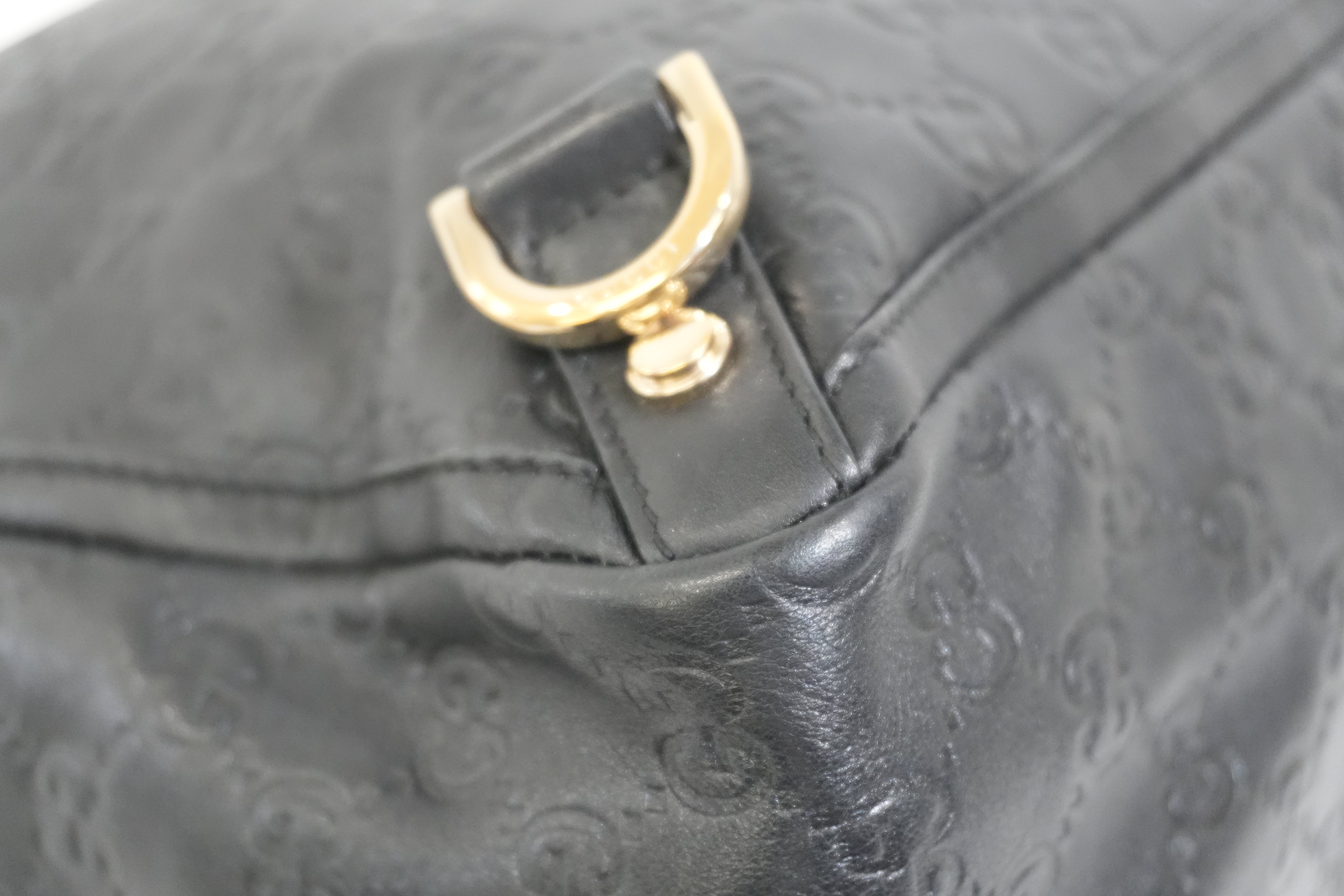 Pre-owned Gucci Abbey Tote Bag Black