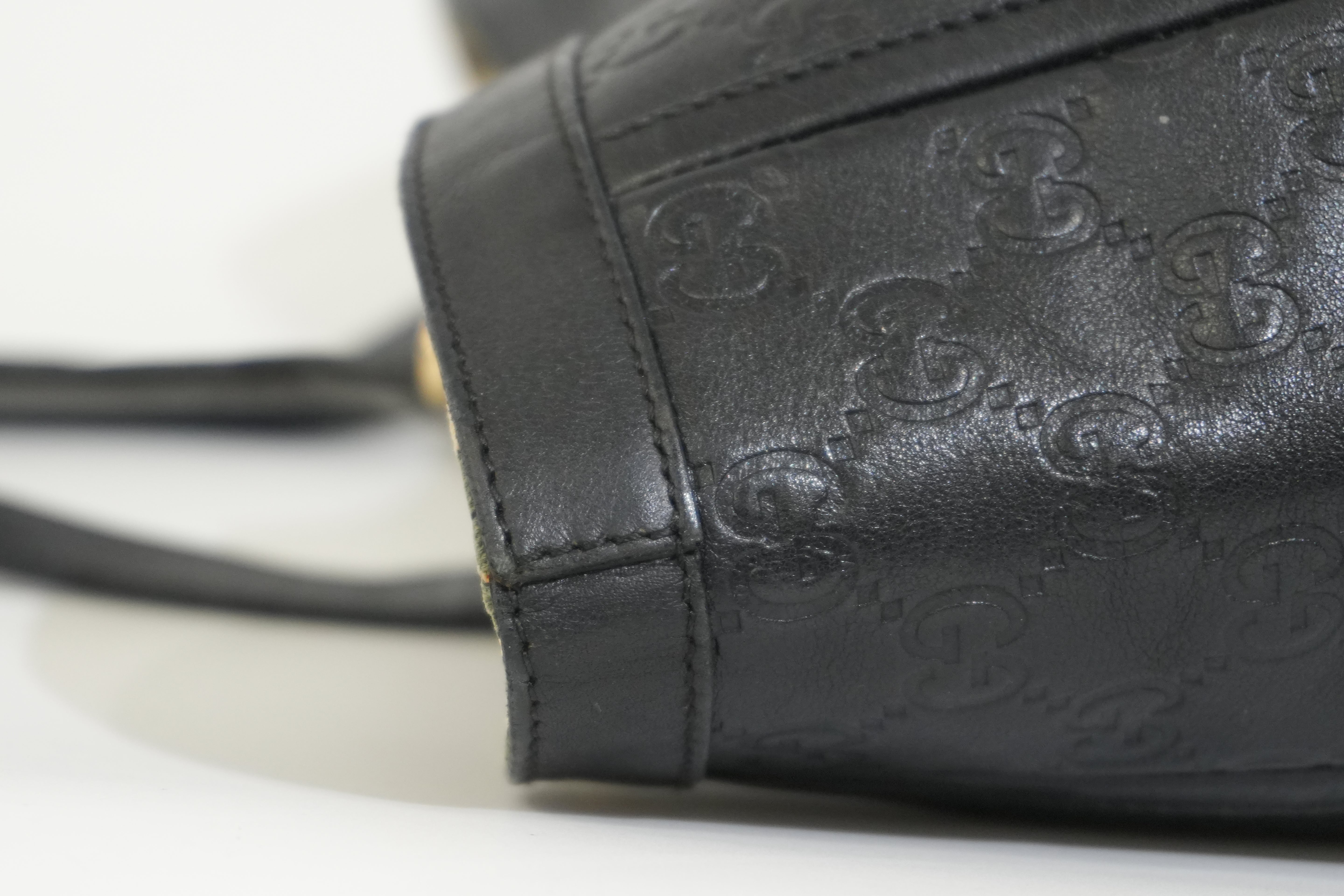 Pre-owned Gucci Abbey Tote Bag Black