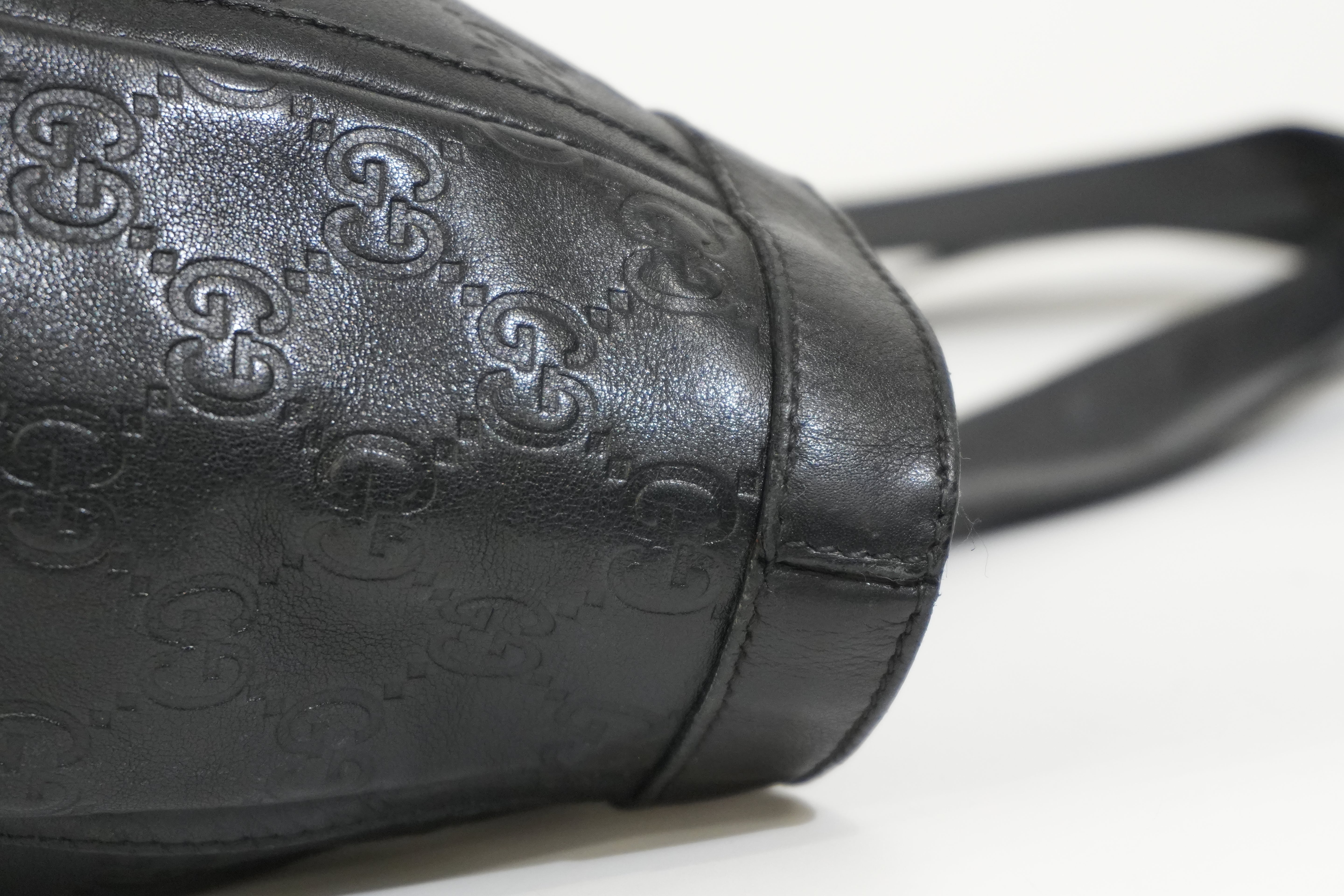 Pre-owned Gucci Abbey Tote Bag Black