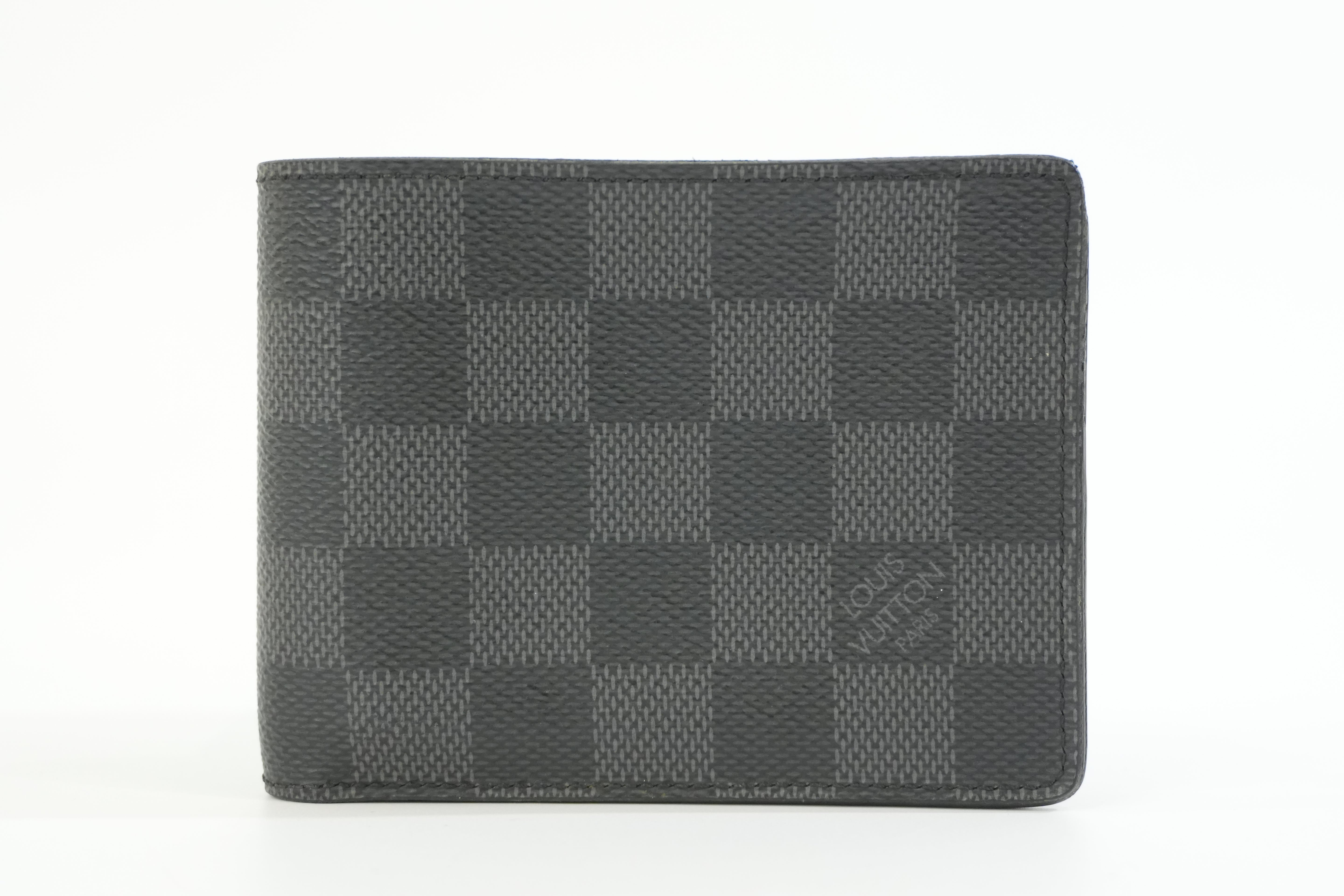 Pre-owned Louis Vuitton Damier Graphite Men's Bifold Wallet