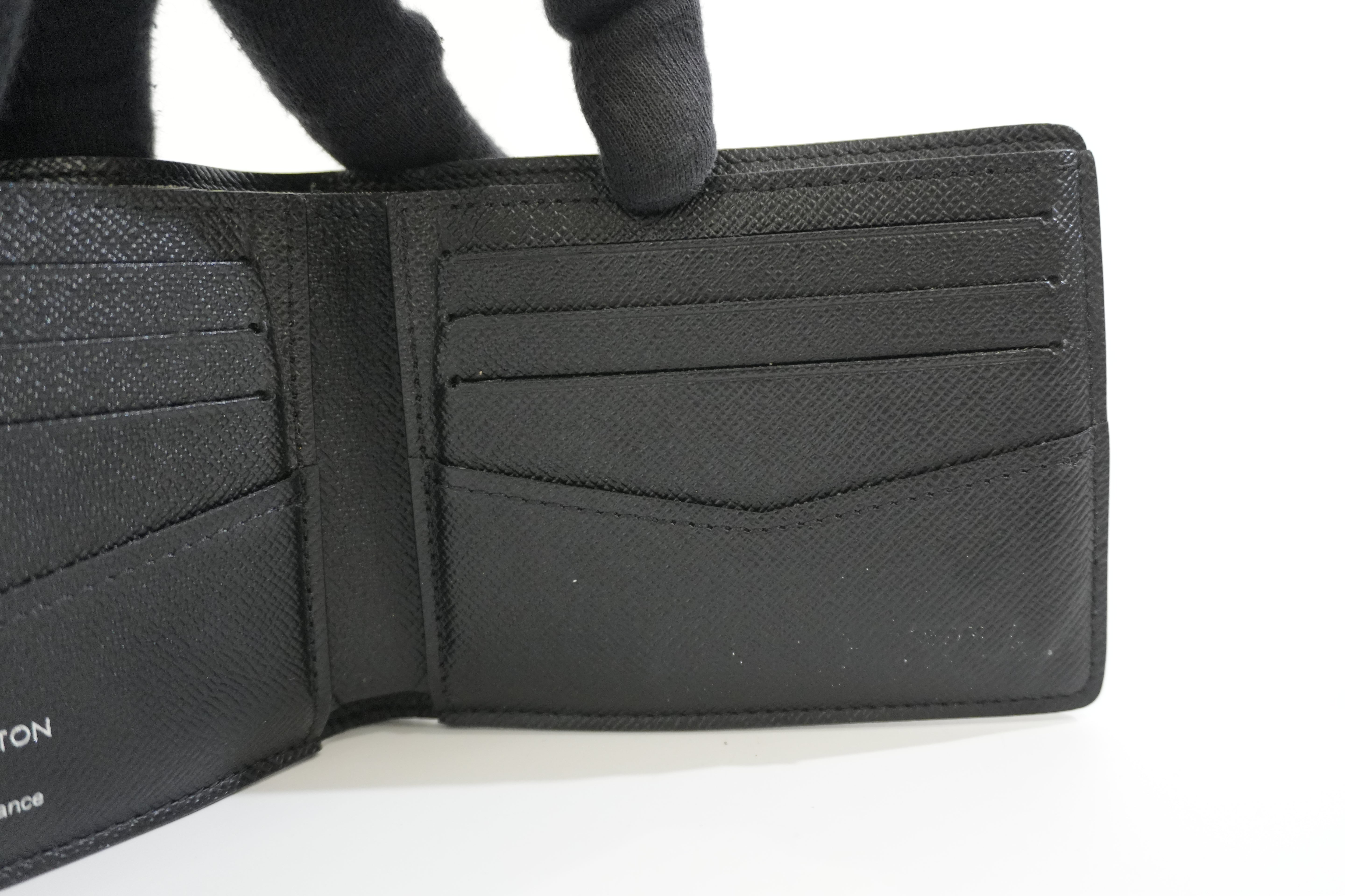 Pre-owned Louis Vuitton Damier Graphite Men's Bifold Wallet