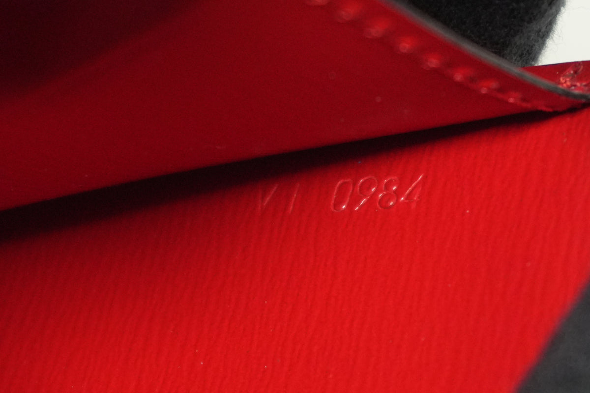 Louis Vuitton Epi Capuchin Shoulder Bag Red