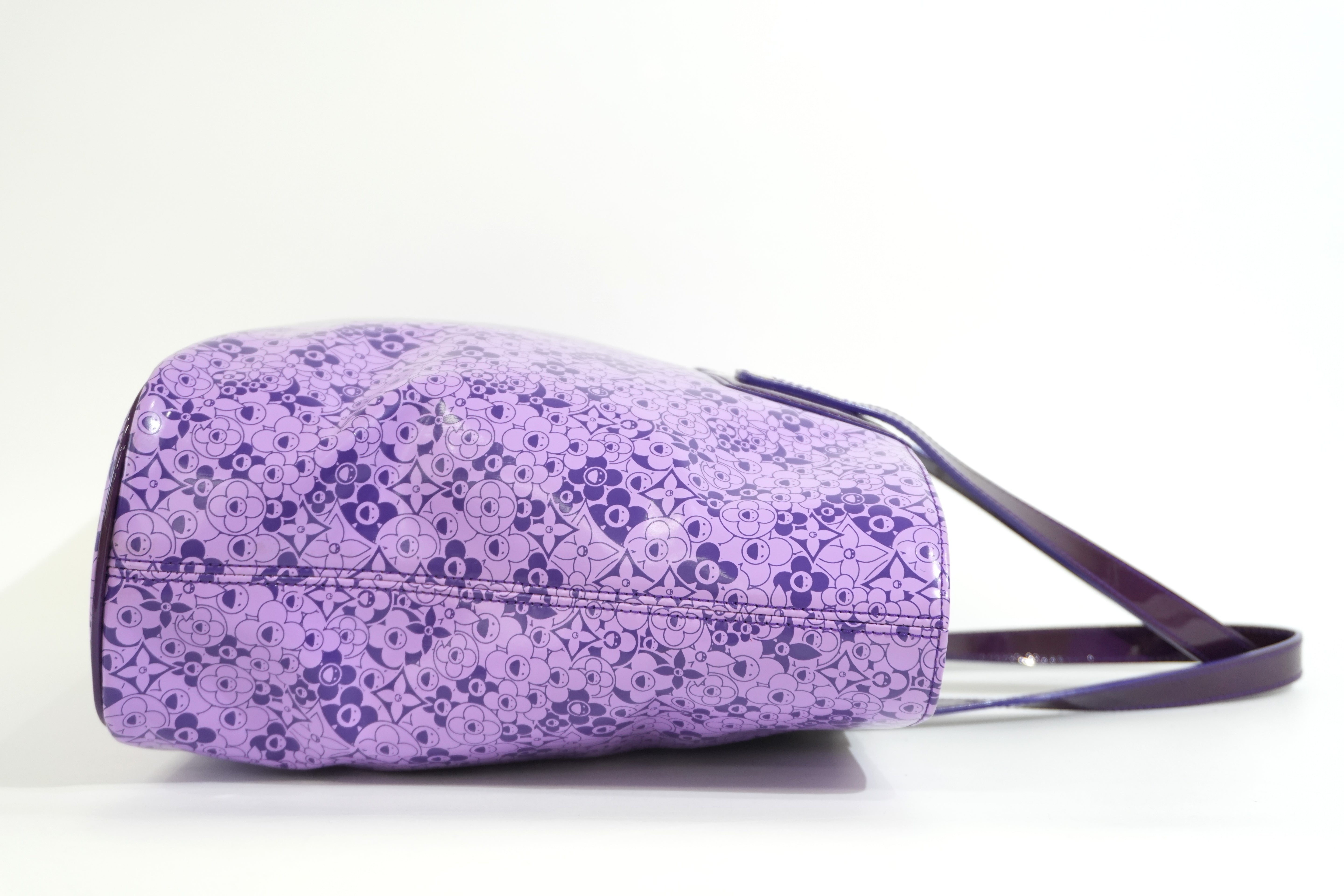 Pre-owned Louis Vuitton Limited Edition Murakami Cosmic Blossom PM Purple