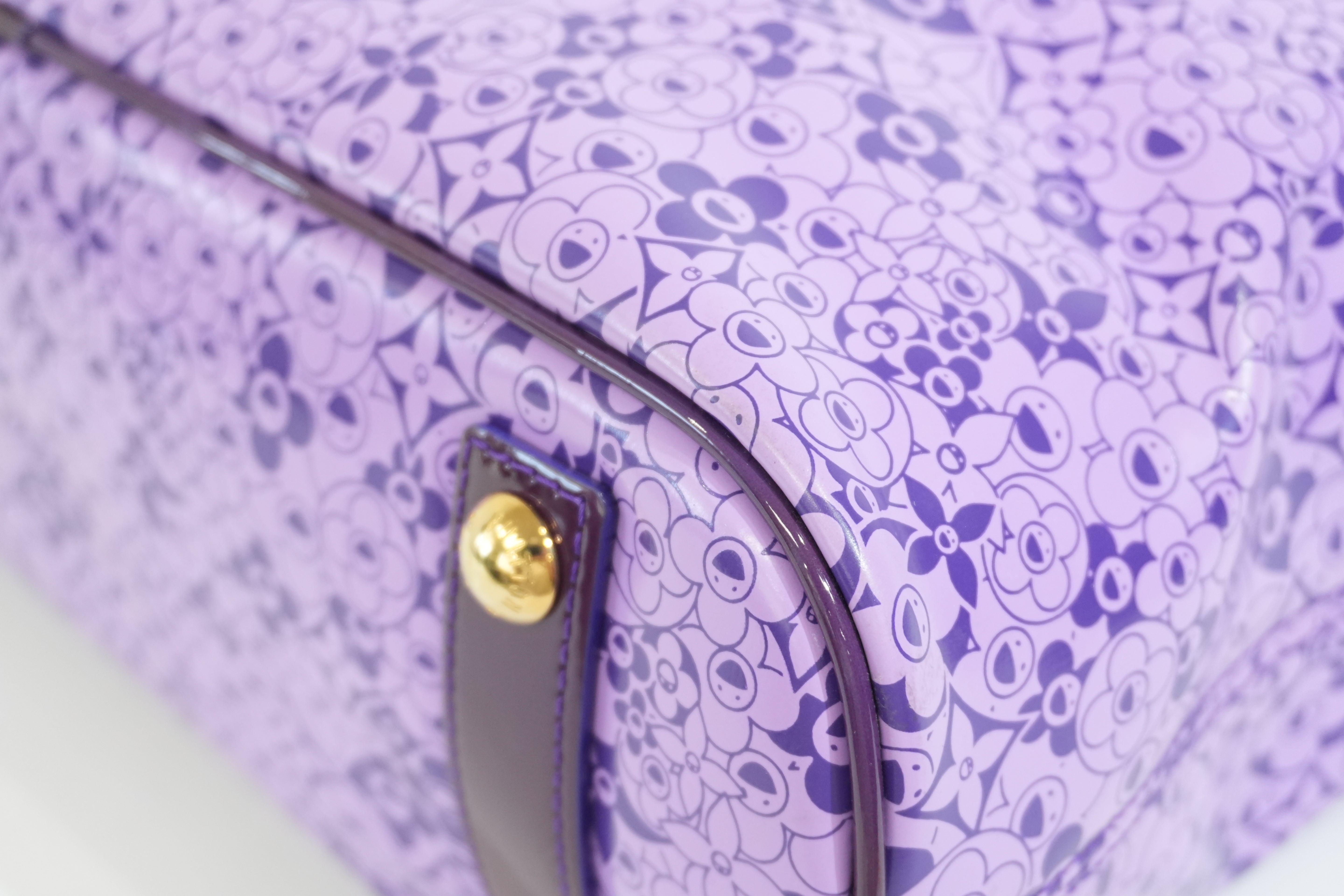 Pre-owned Louis Vuitton Limited Edition Murakami Cosmic Blossom PM Purple