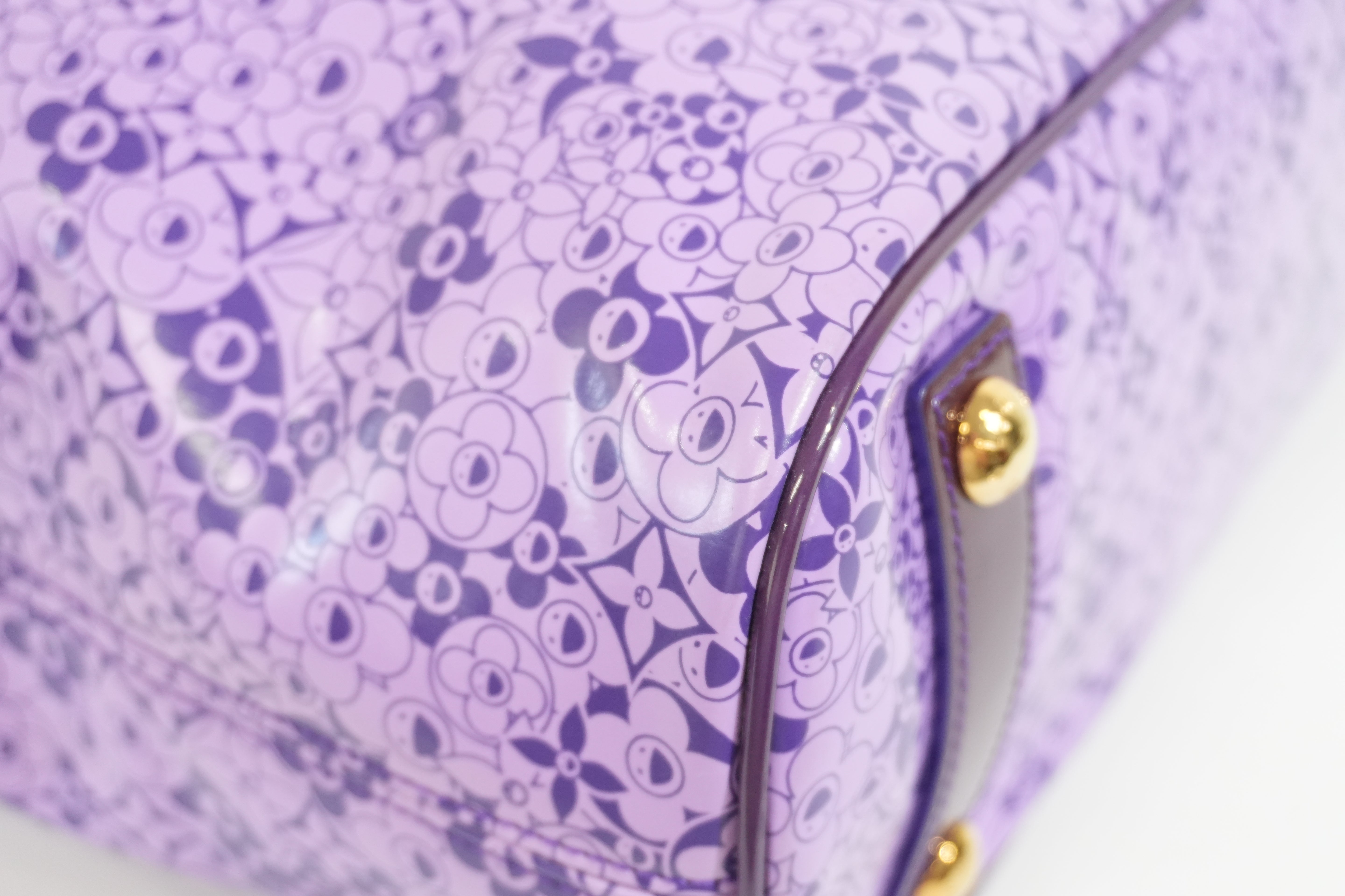 Pre-owned Louis Vuitton Limited Edition Murakami Cosmic Blossom PM Purple
