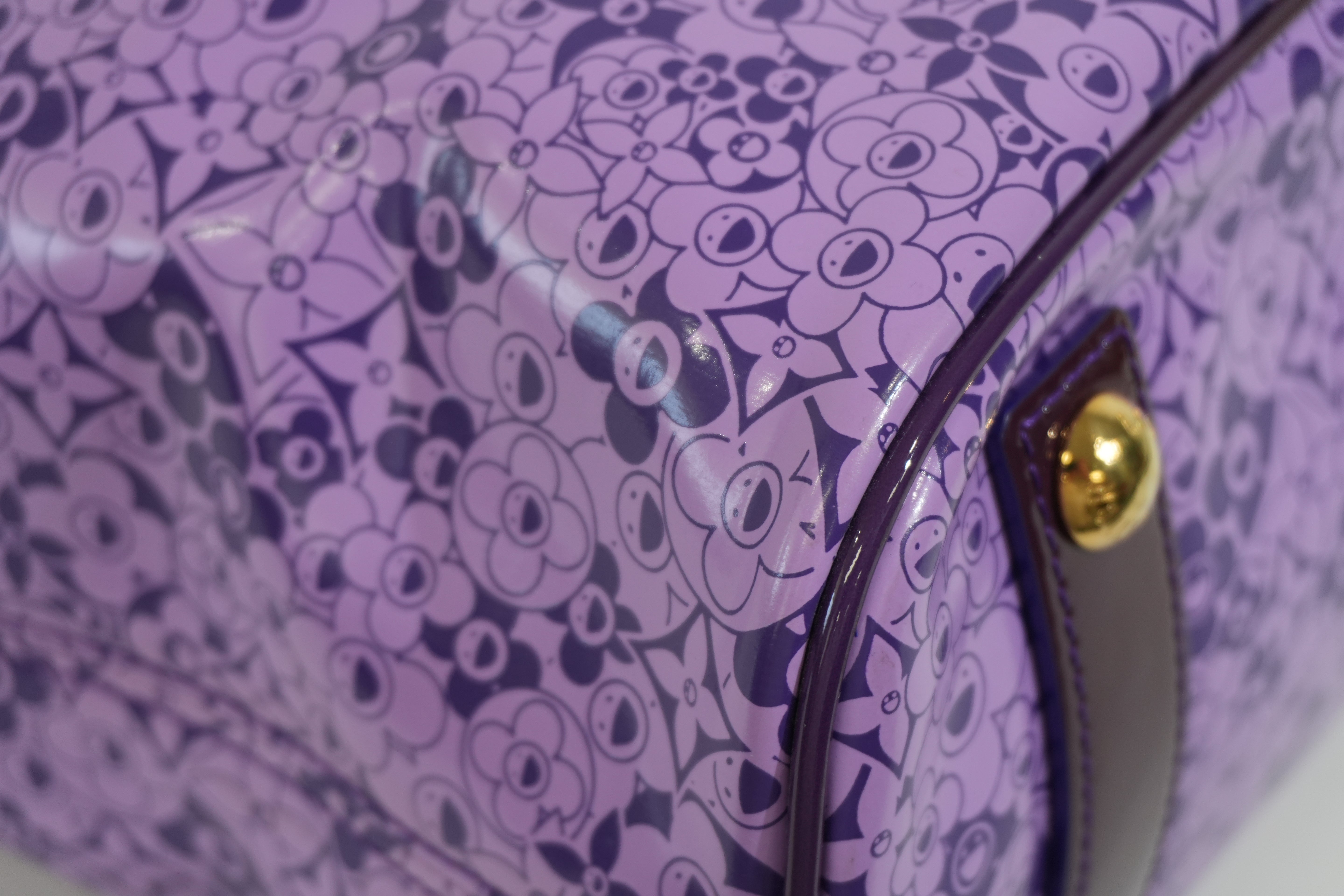 Pre-owned Louis Vuitton Limited Edition Murakami Cosmic Blossom PM Purple