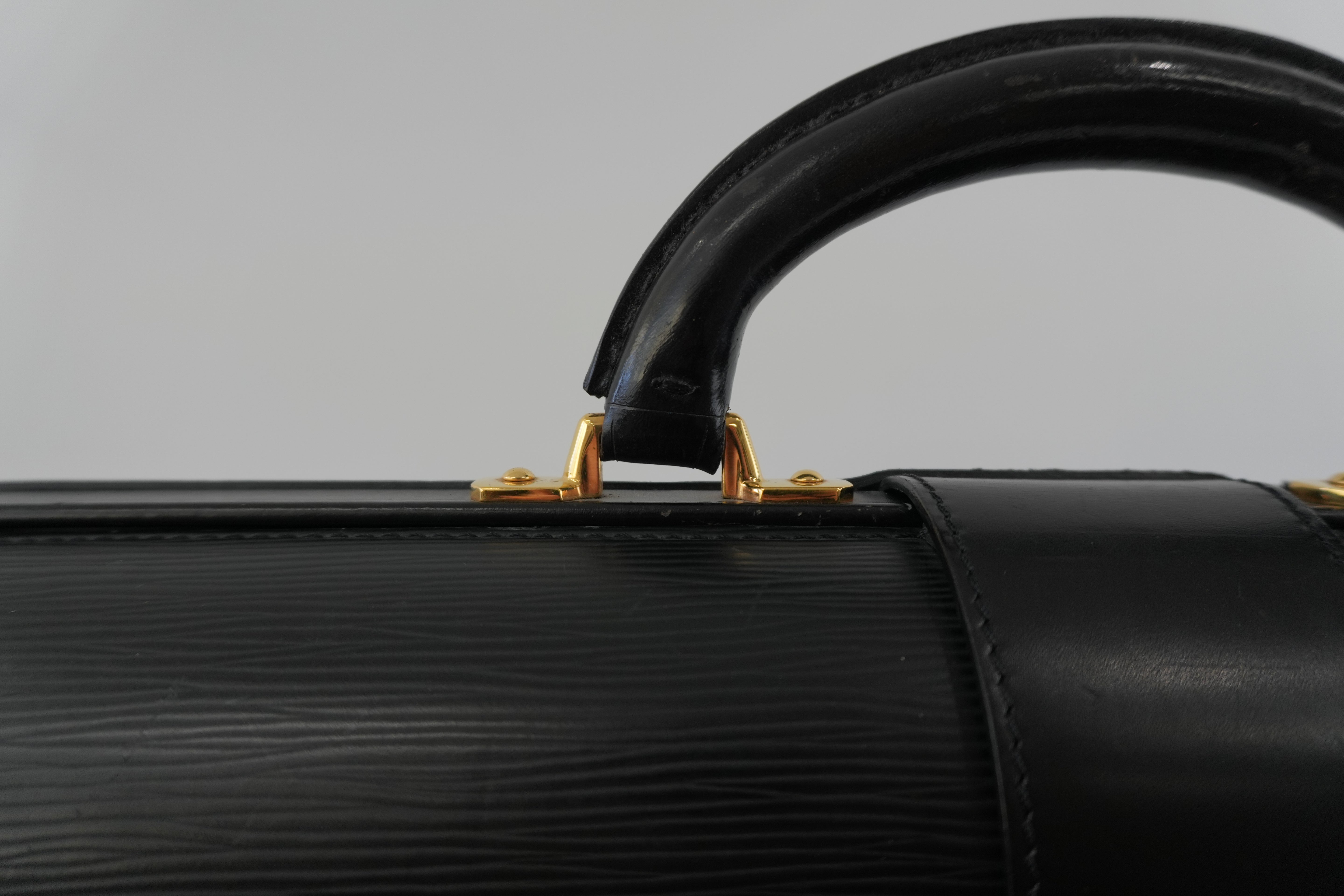 Louis Vuitton Briefcase Epi Black Used