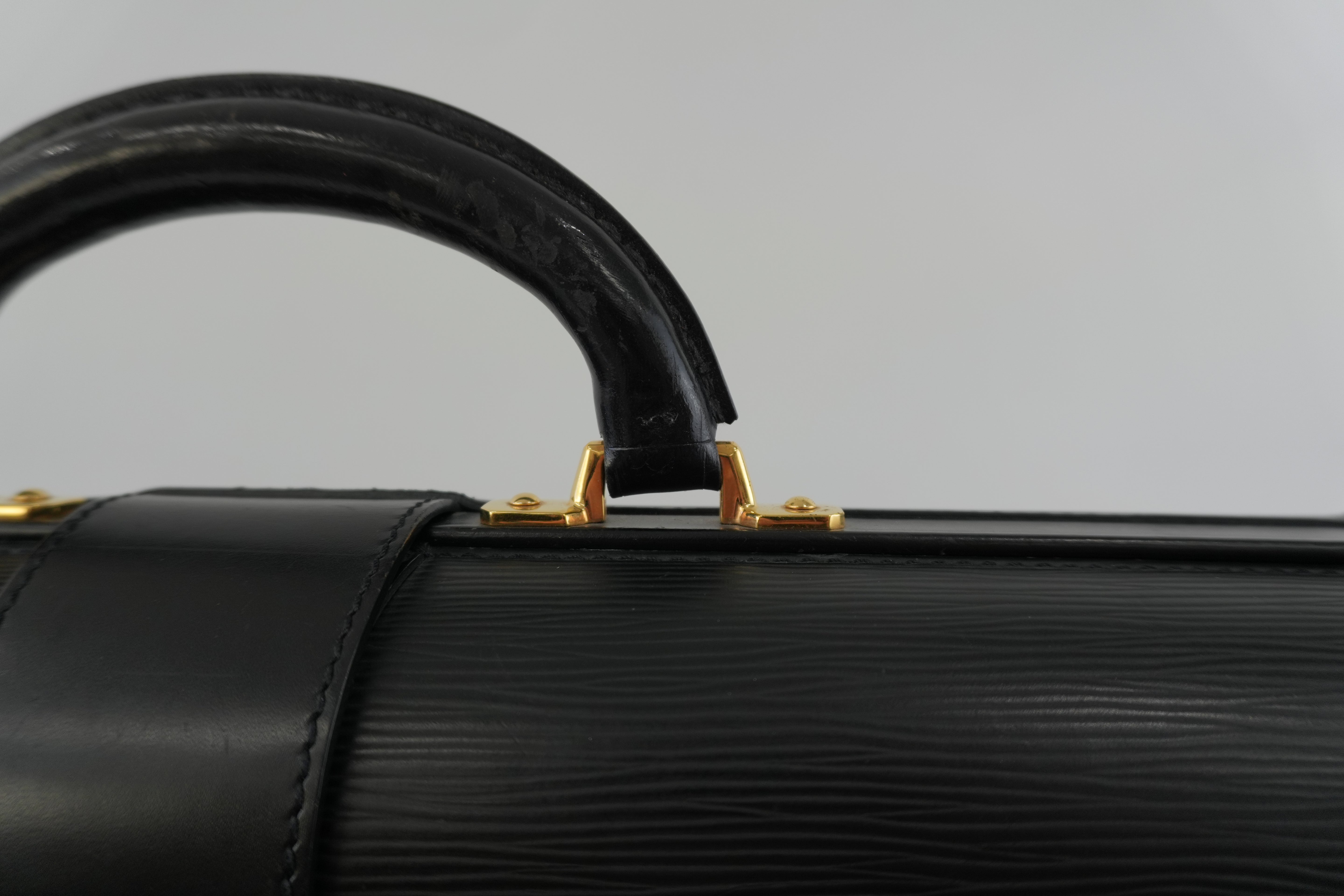 Louis Vuitton Briefcase Epi Black Used