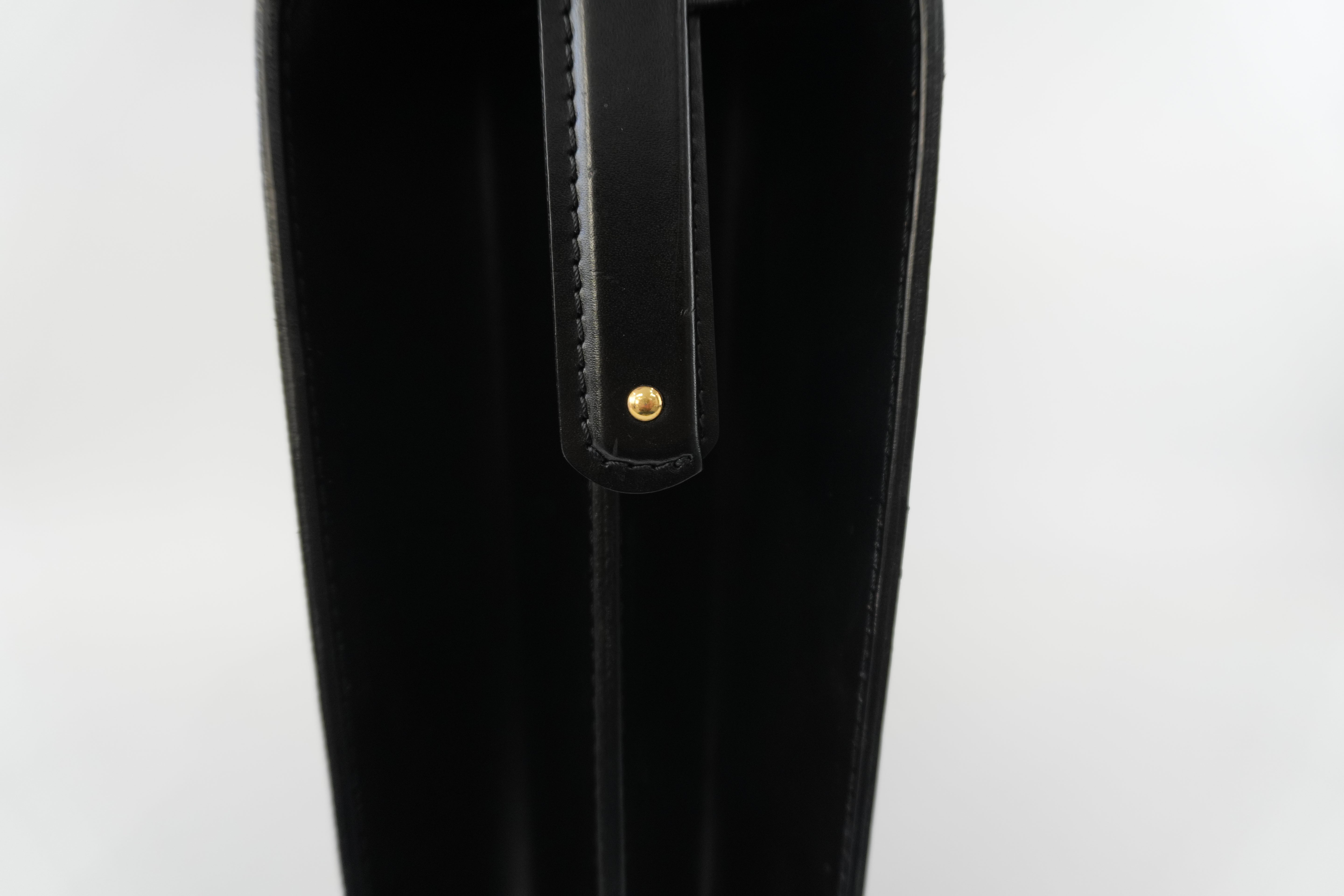 Louis Vuitton Briefcase Epi Black Used