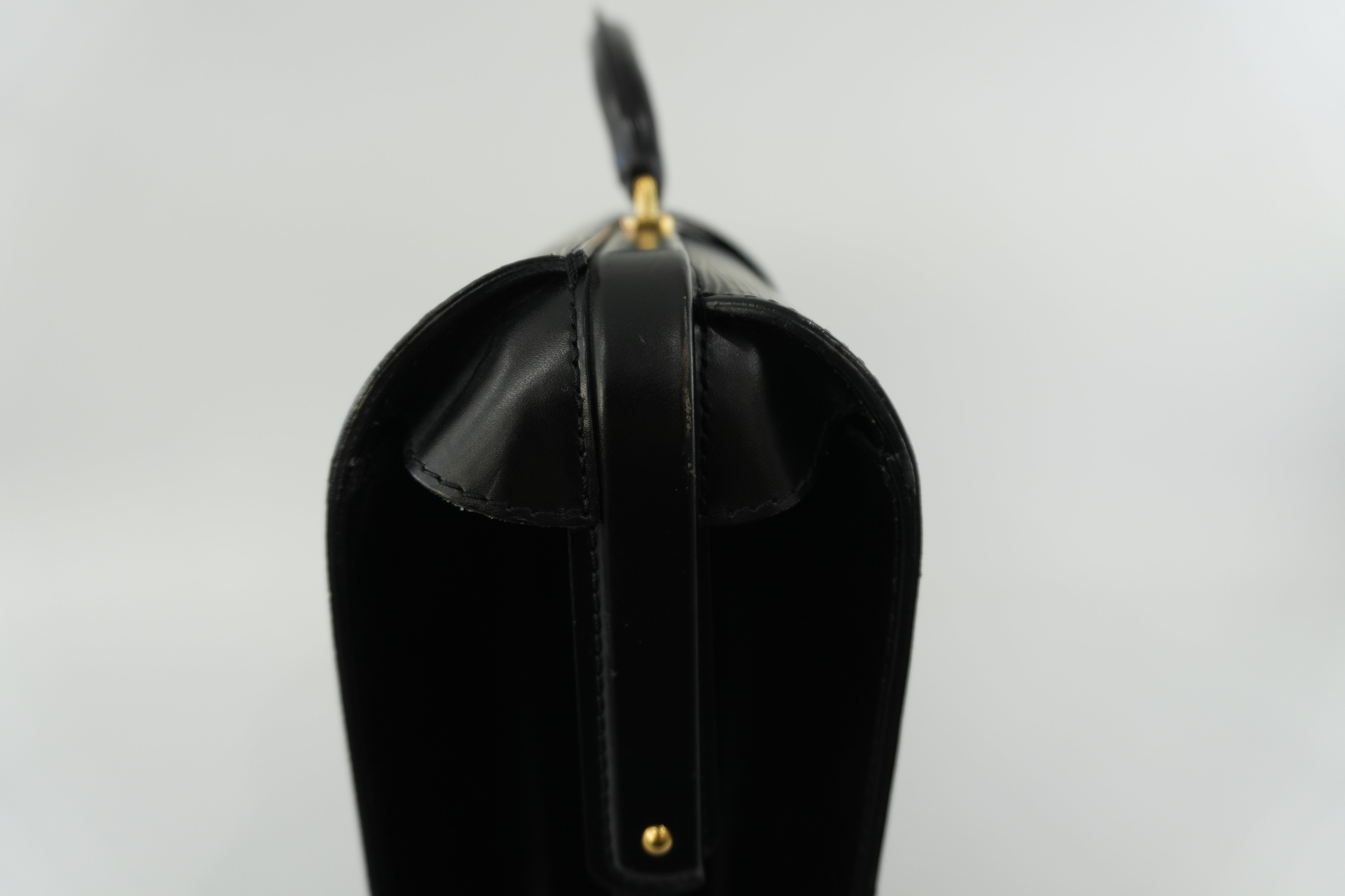 Louis Vuitton Briefcase Epi Black Used