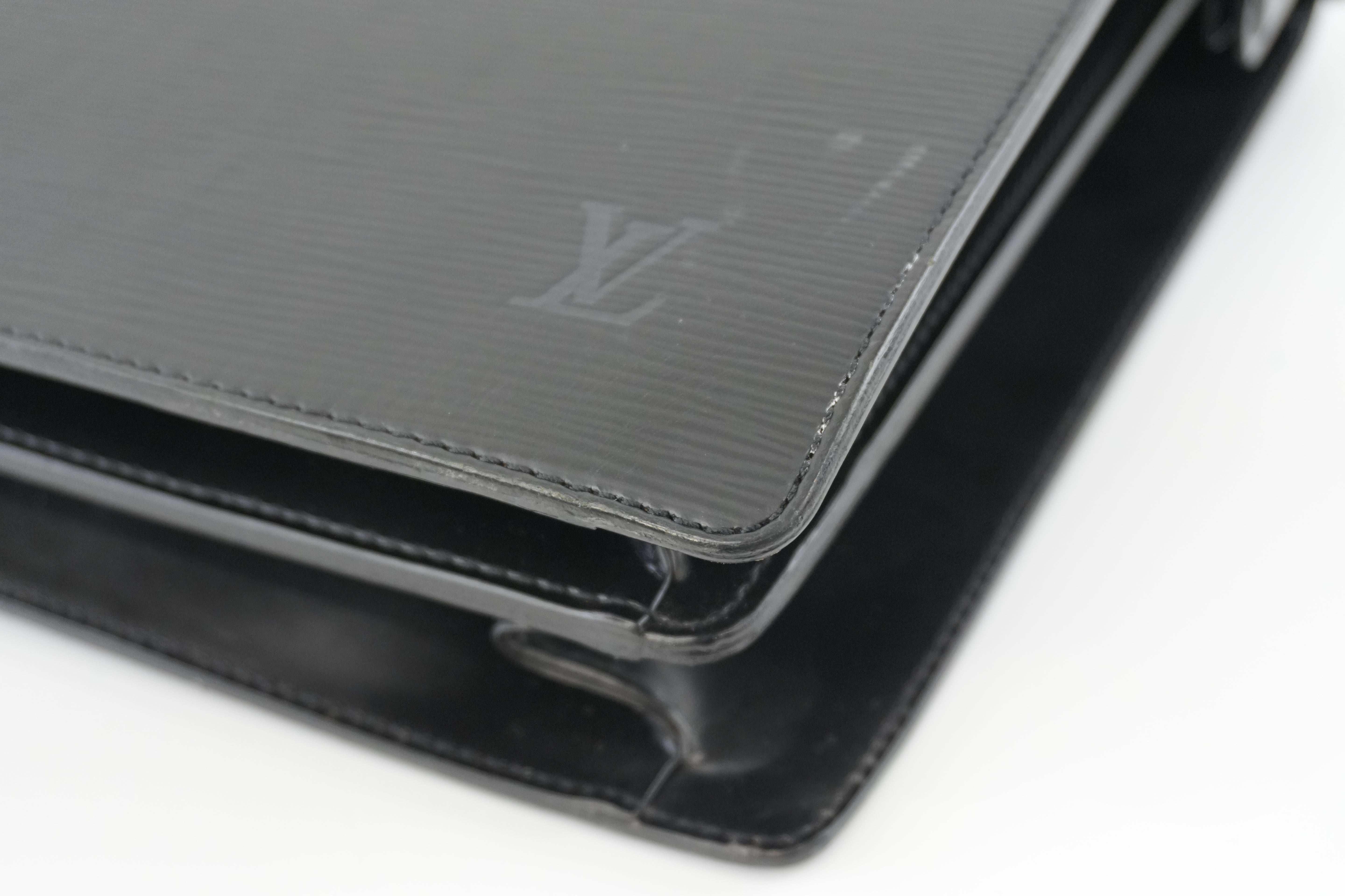 Louis Vuitton Briefcase Epi Black Used