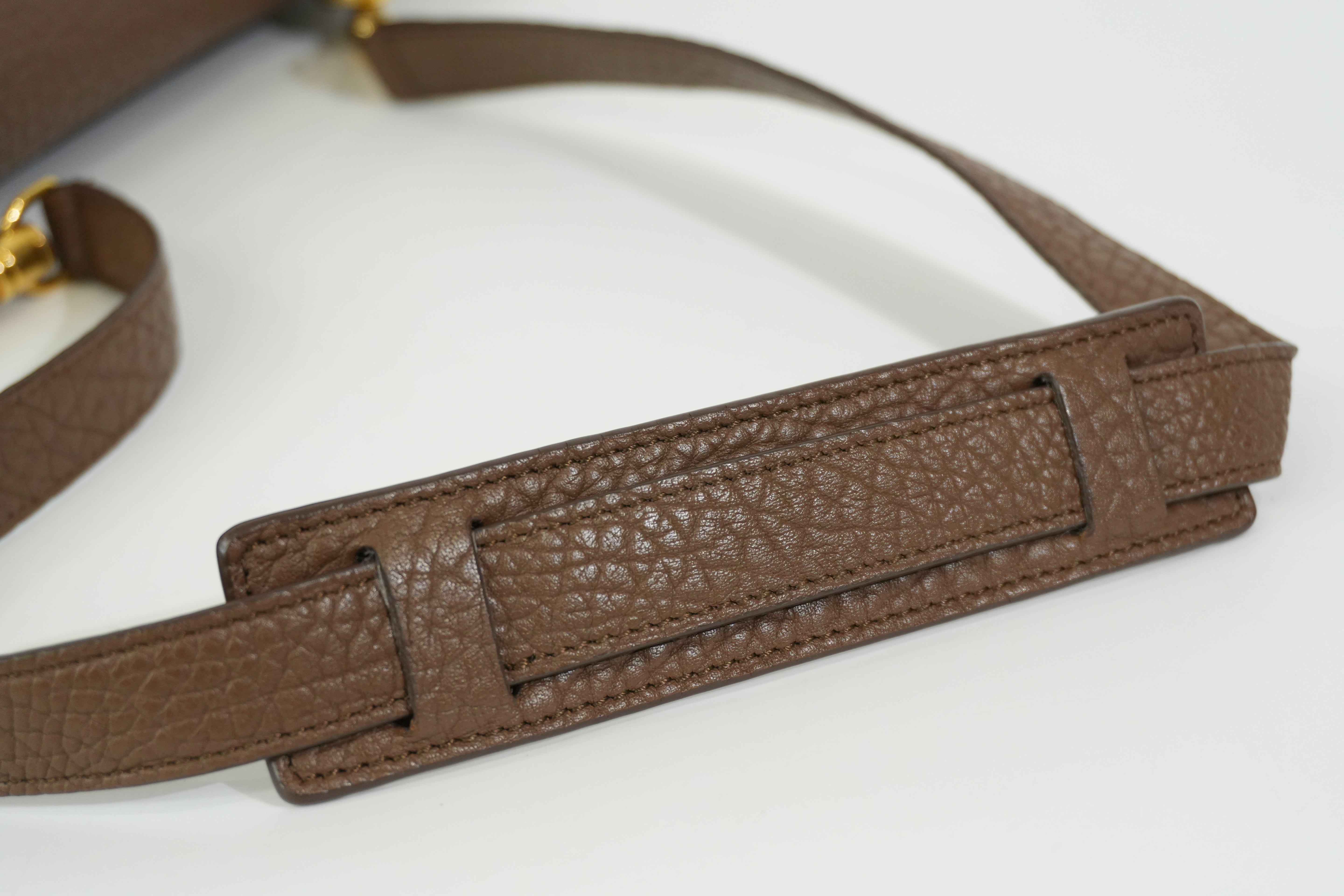 Pre-owned Celine Two Way Trapeze Shoulder Bag Blue and Brown