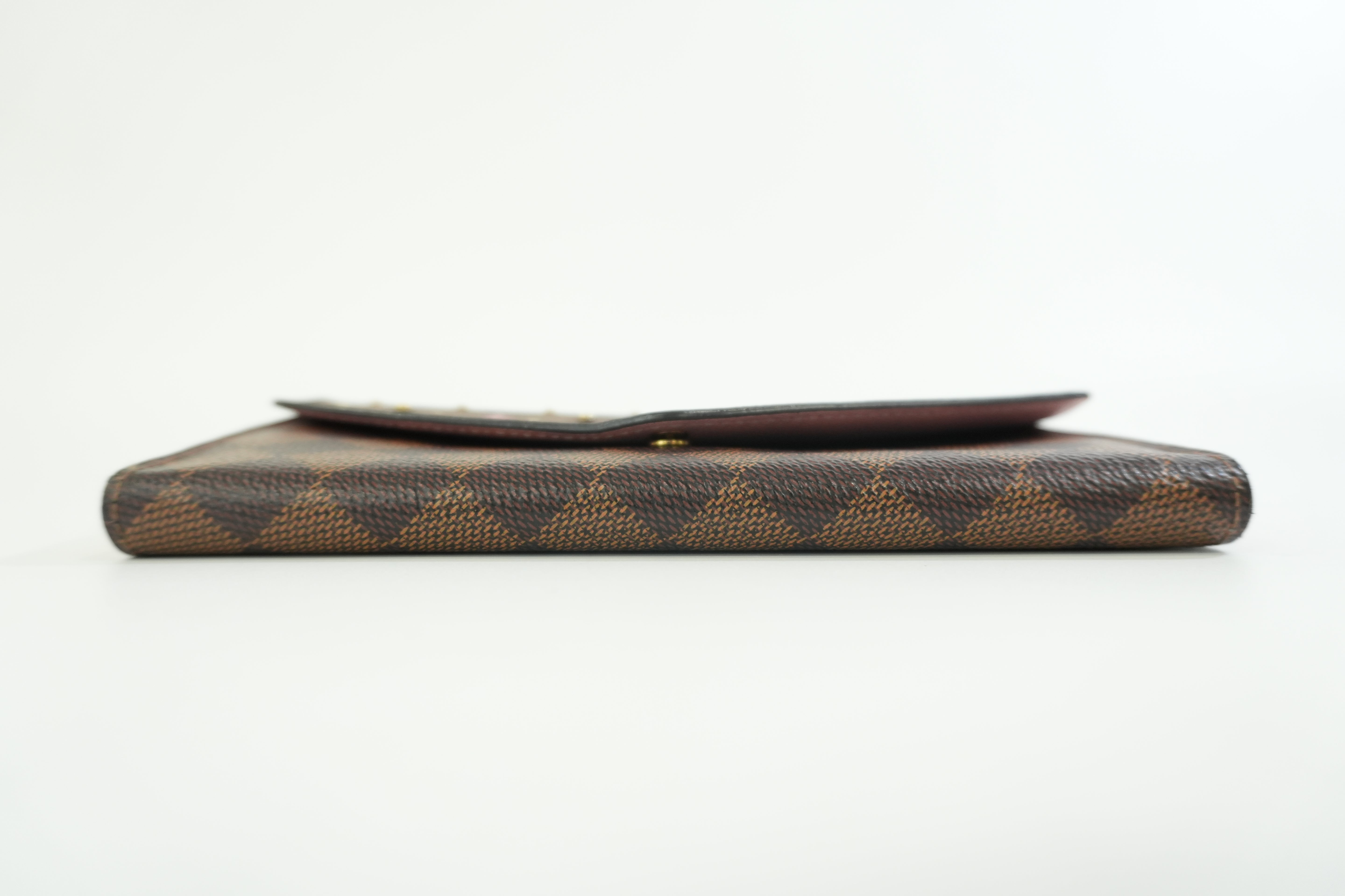 Pre-owned Louis Vuitton Monogram Sarah Wallet Flower