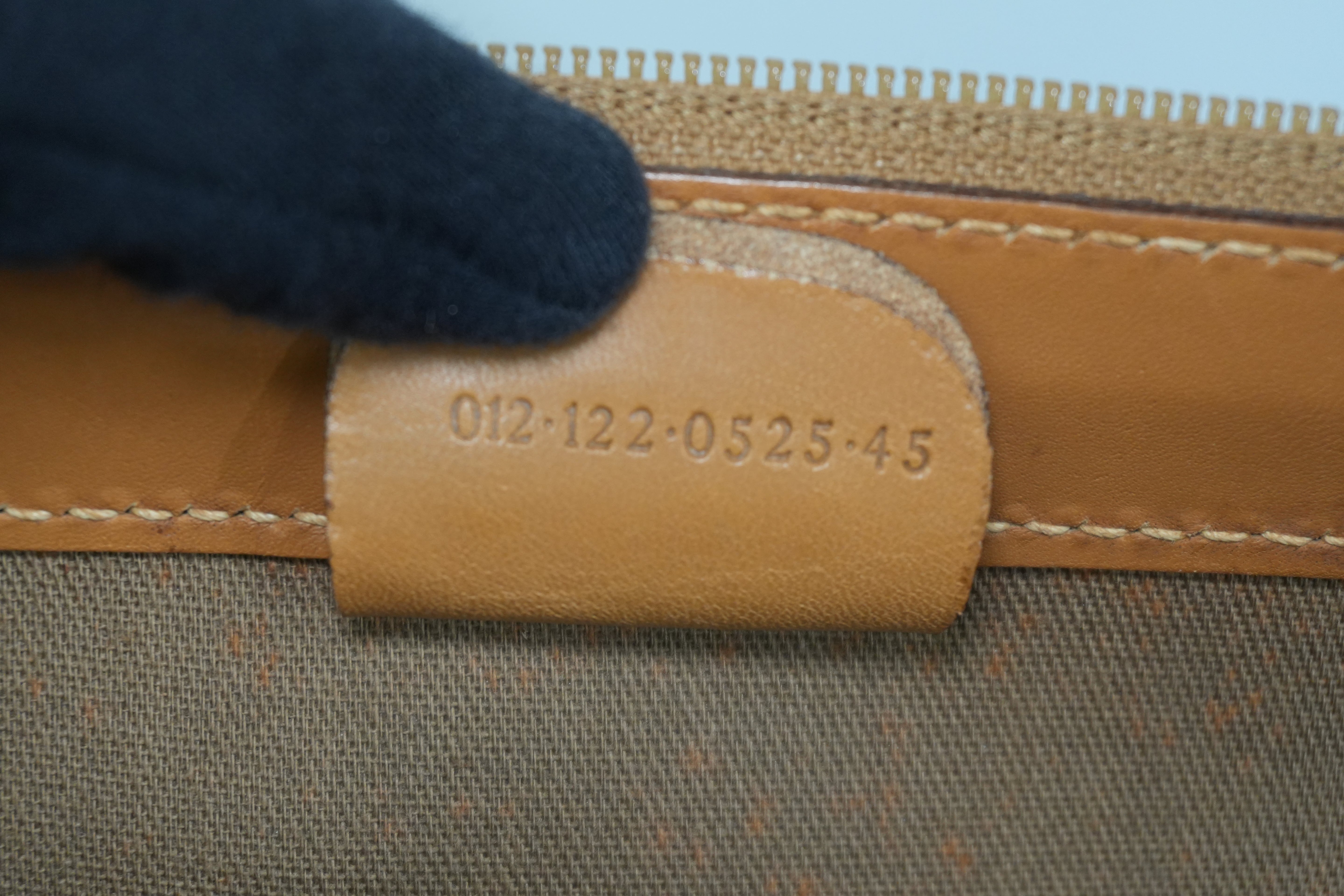 Pre-owned Gucci Supreme Travel Bag Brown