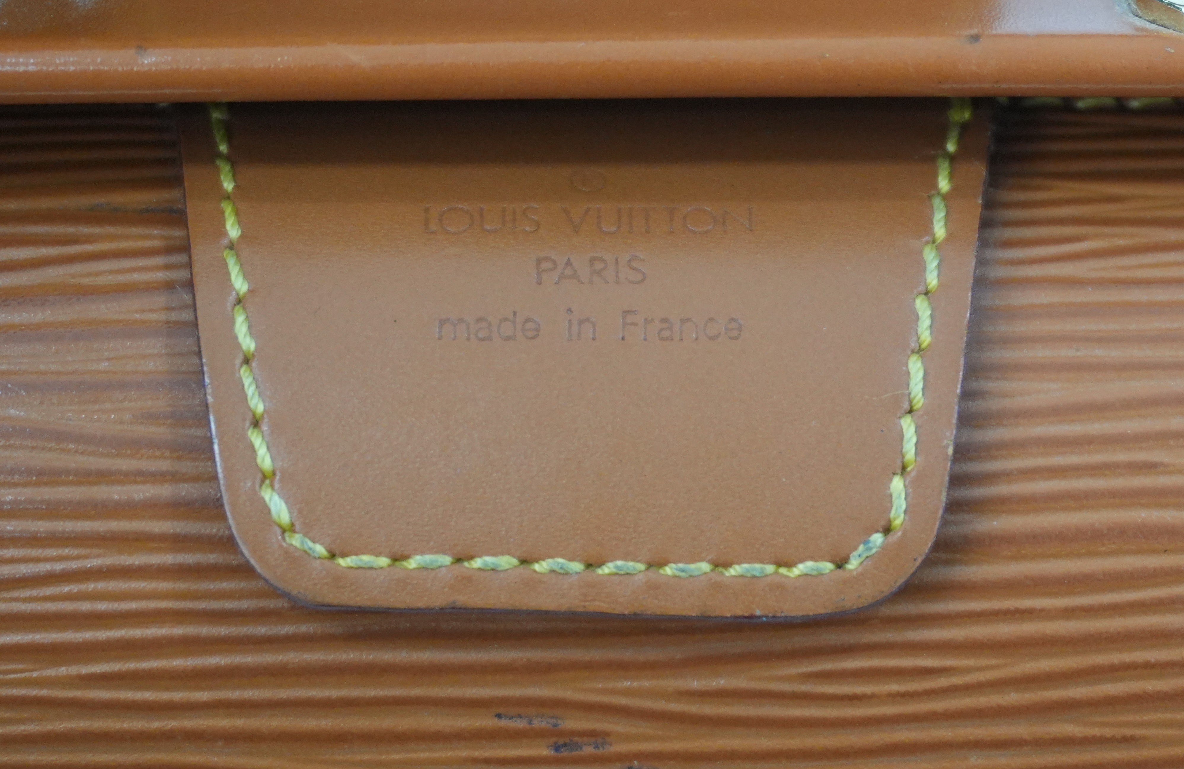 Louis Vuitton Briefcase Epi Kenya Brown Used