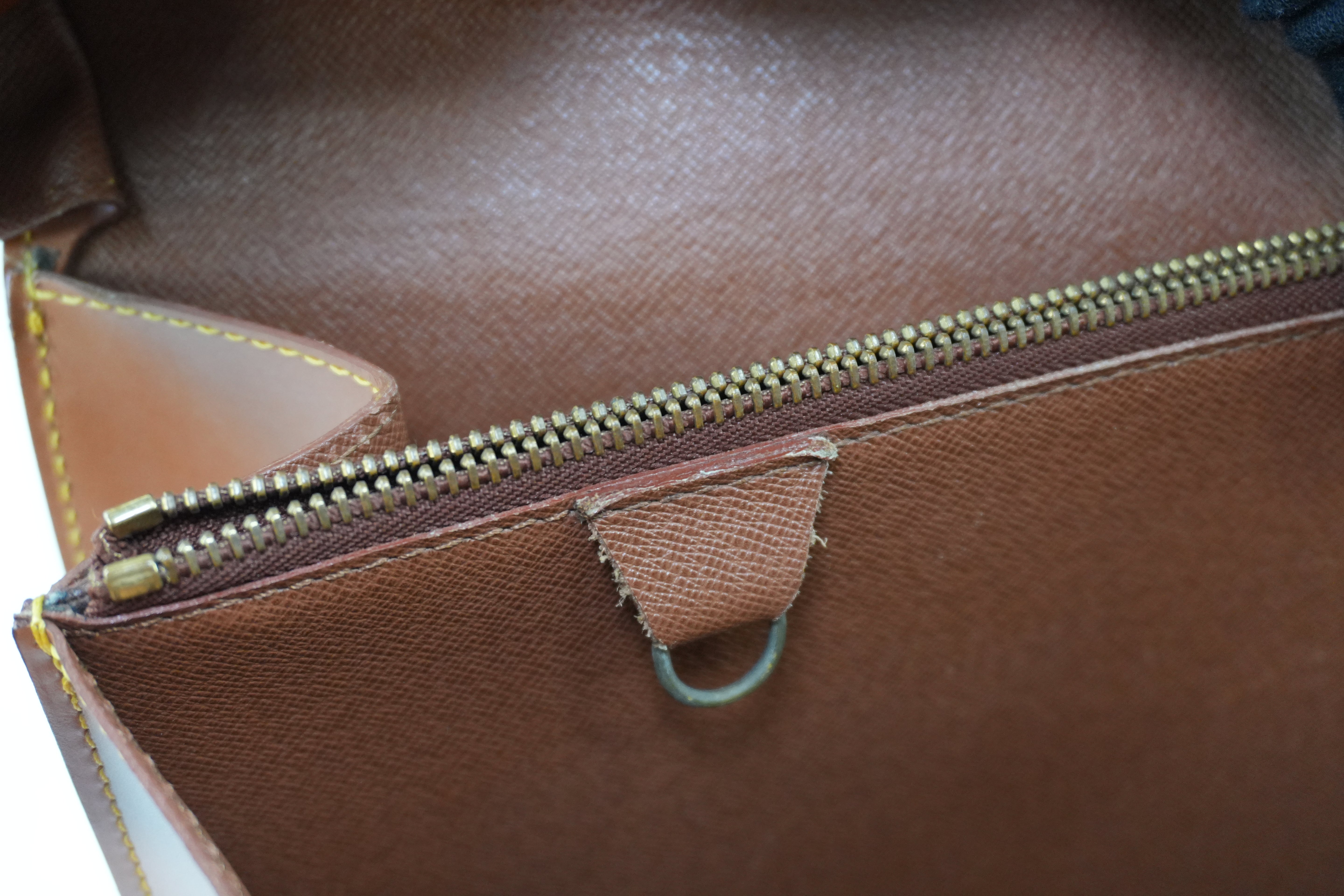 Louis Vuitton Briefcase Epi Kenya Brown Used