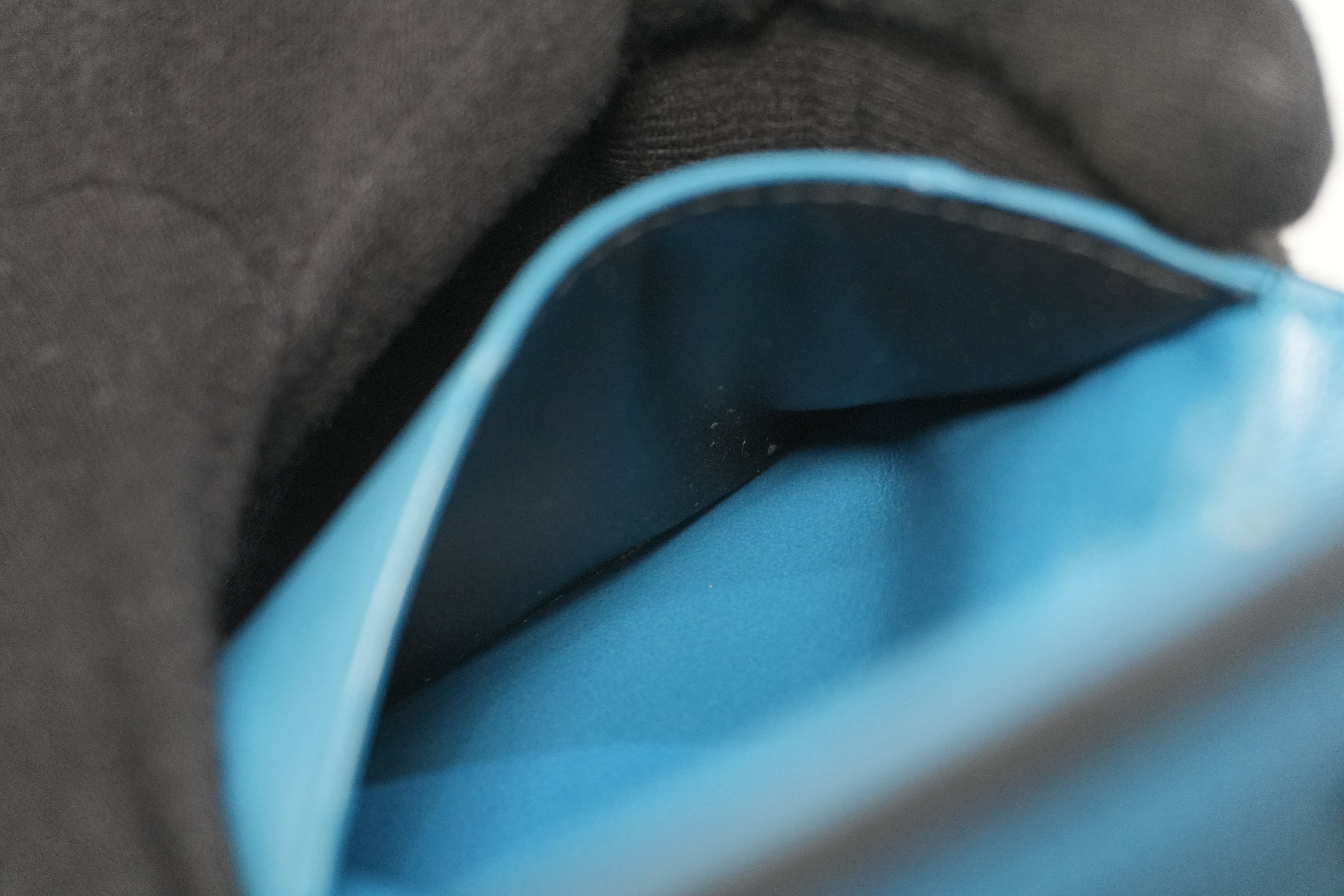 Pre-owned Loewe Trifold Wallet Blue