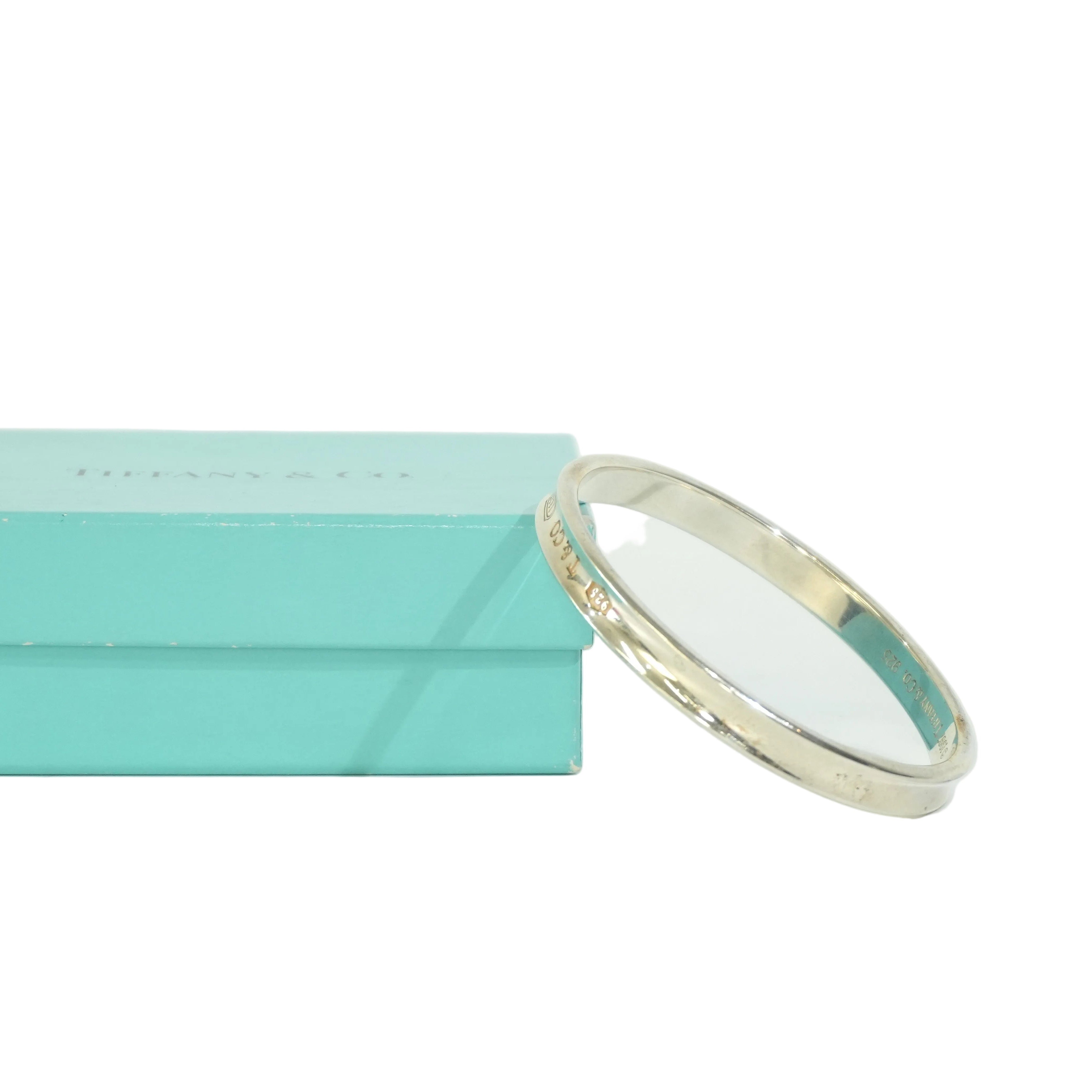 Pre-owned Tiffany & CO. Silver Bangle