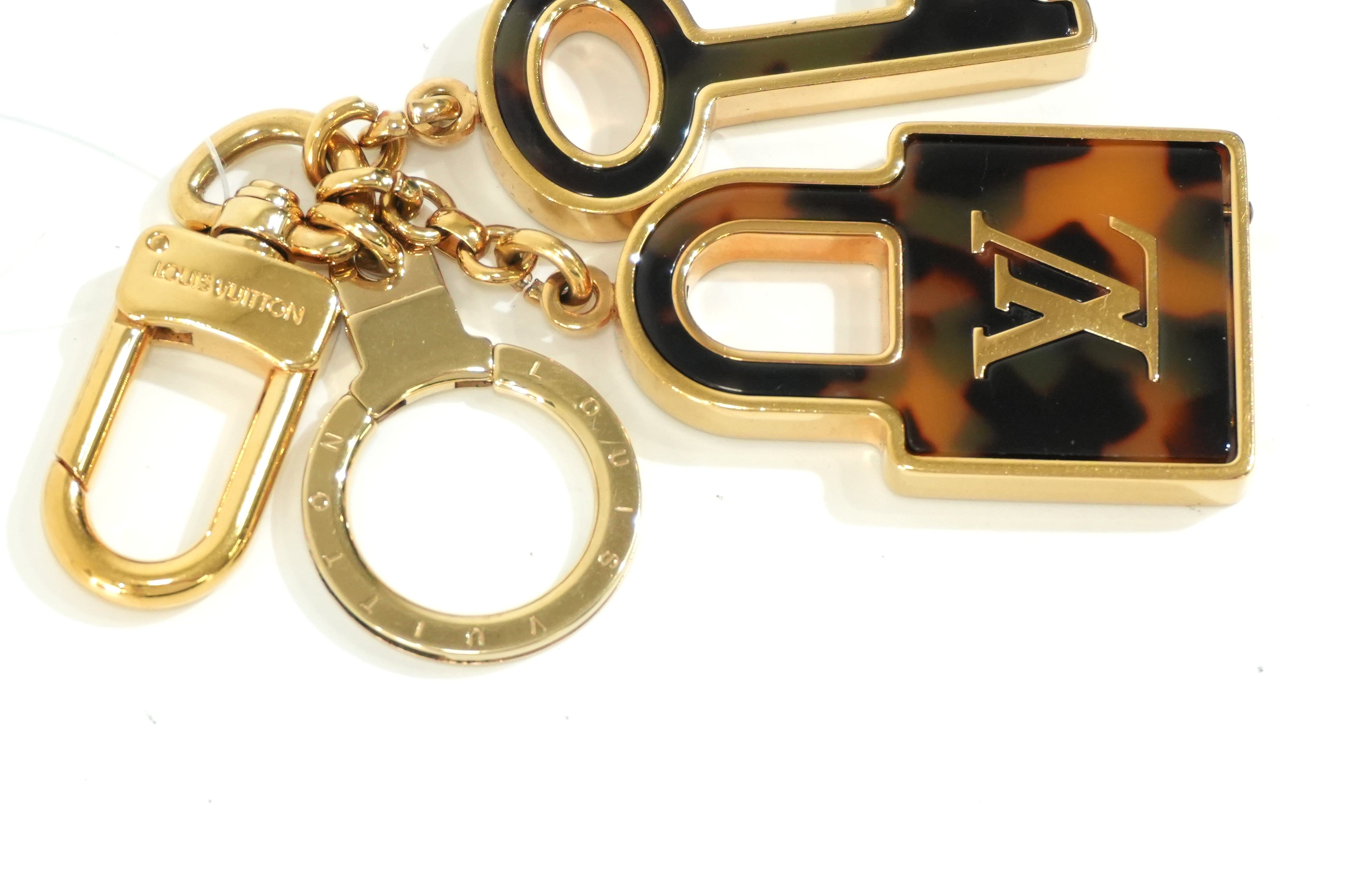 Pre-owned Louis Vuitton Lock Bag Charm Brown