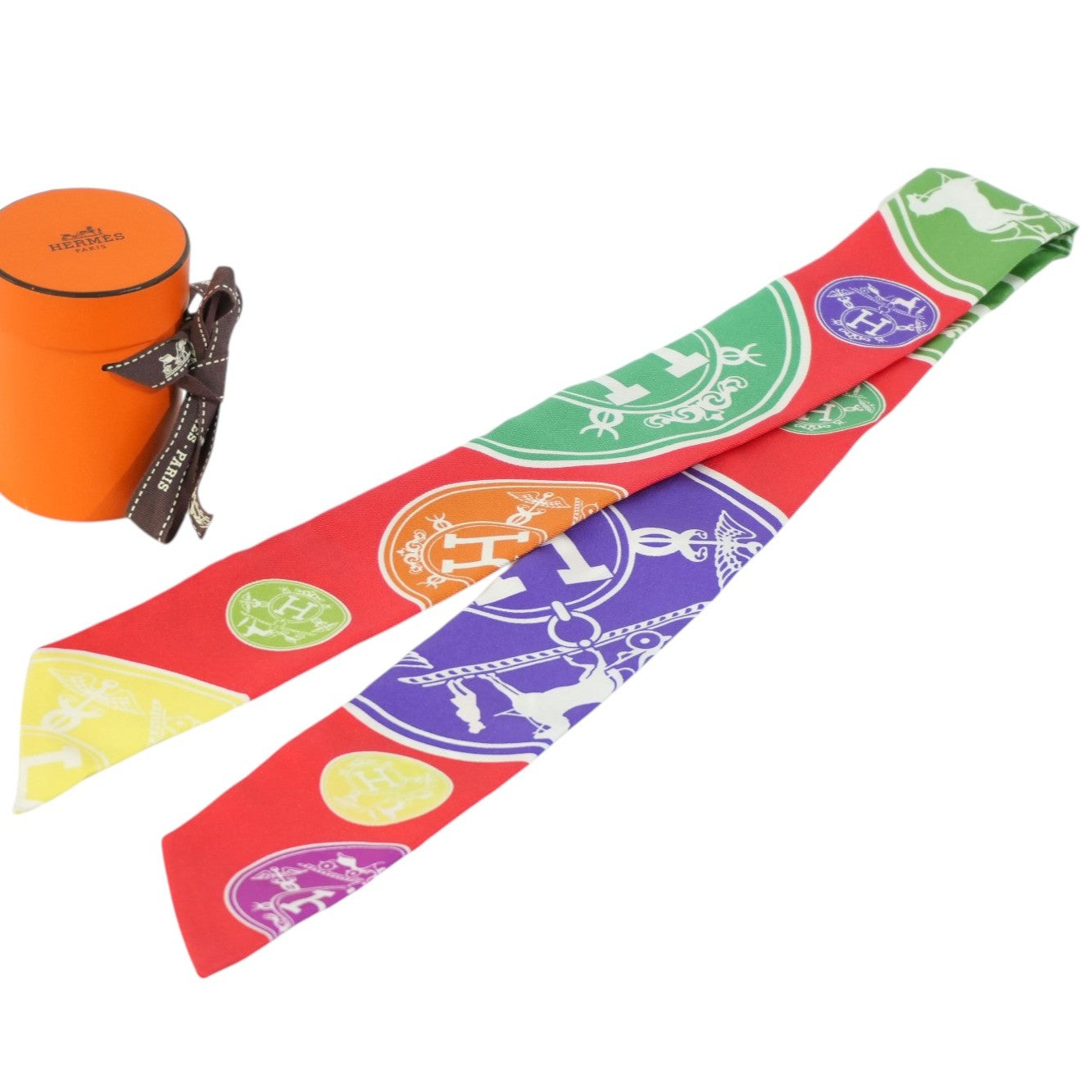 Pre-owned Hermes Twilly Multicolor