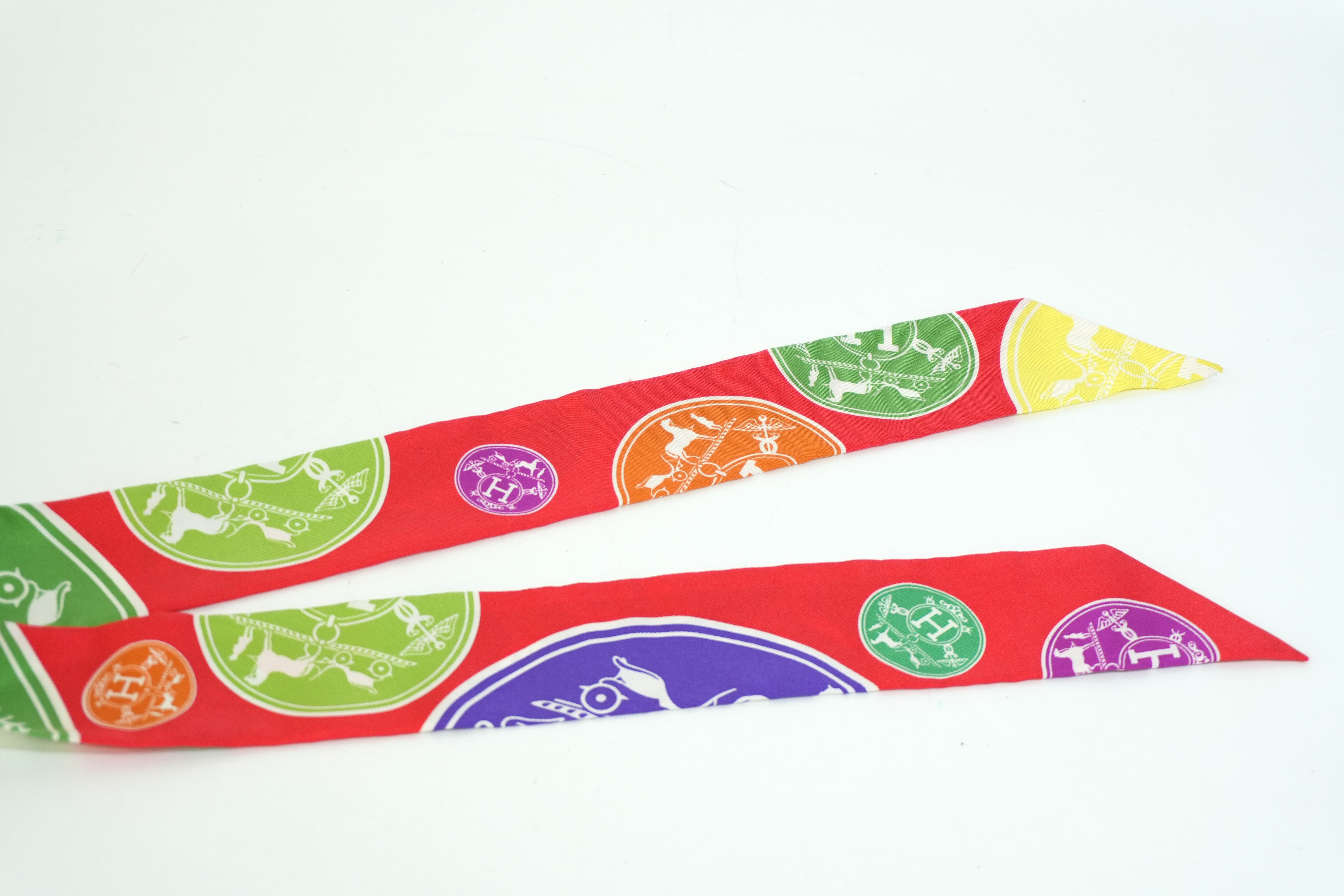 Pre-owned Hermes Twilly Multicolor