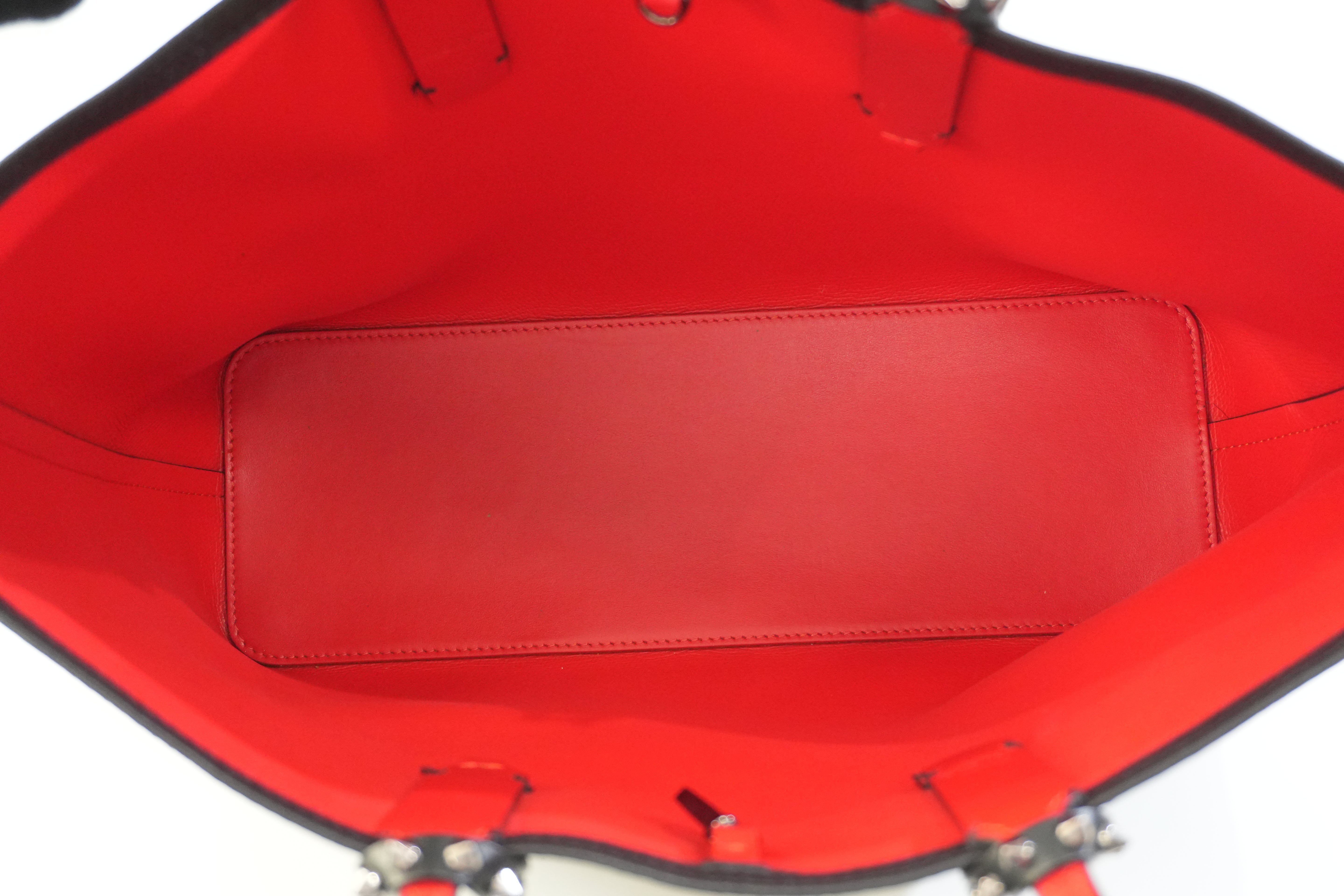 Pre-owned Christian Louboutin Leather Cabata Tote Bag Black