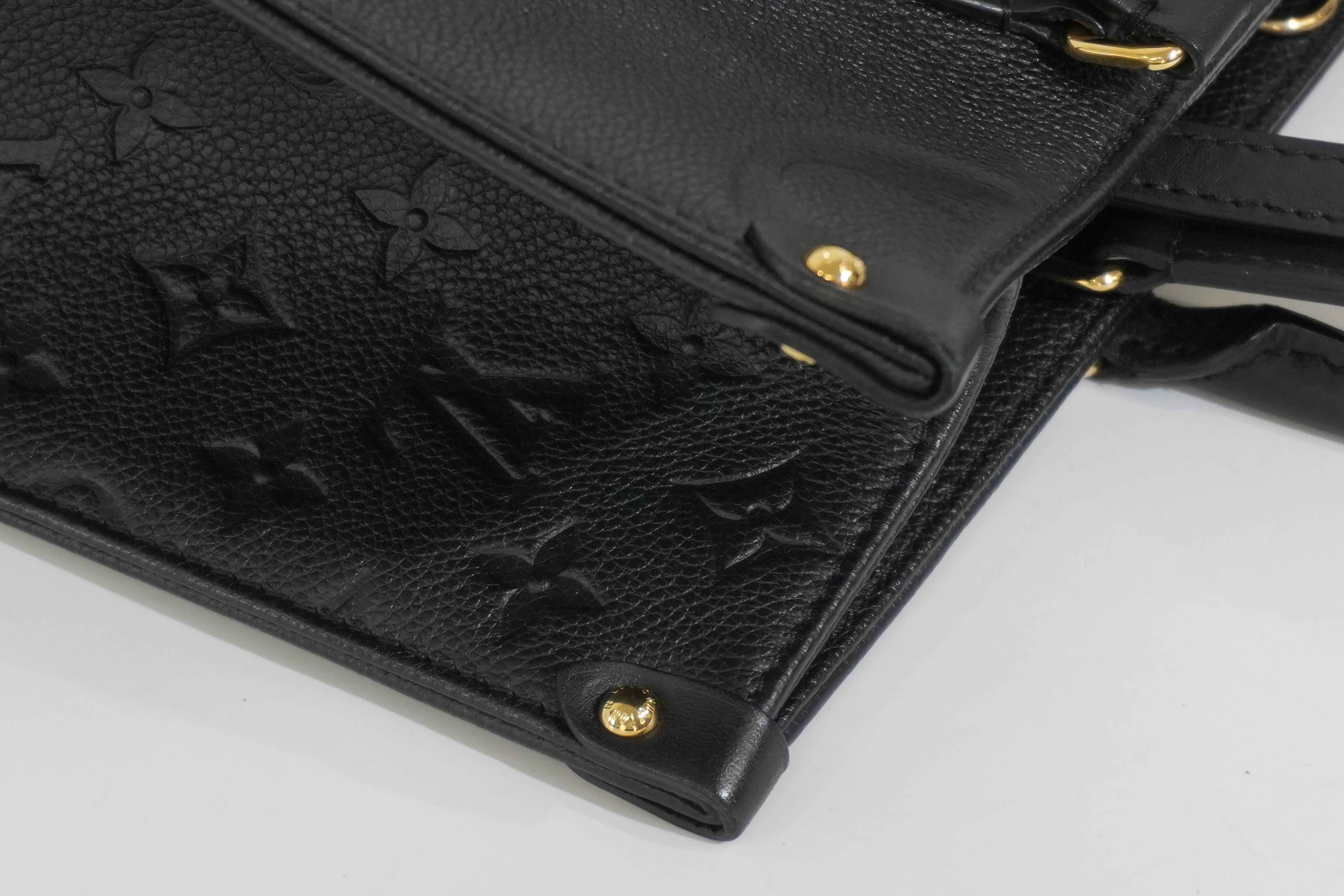 Pre-owned Louis Vuitton Empriente On The Go MM Tote Bag Black