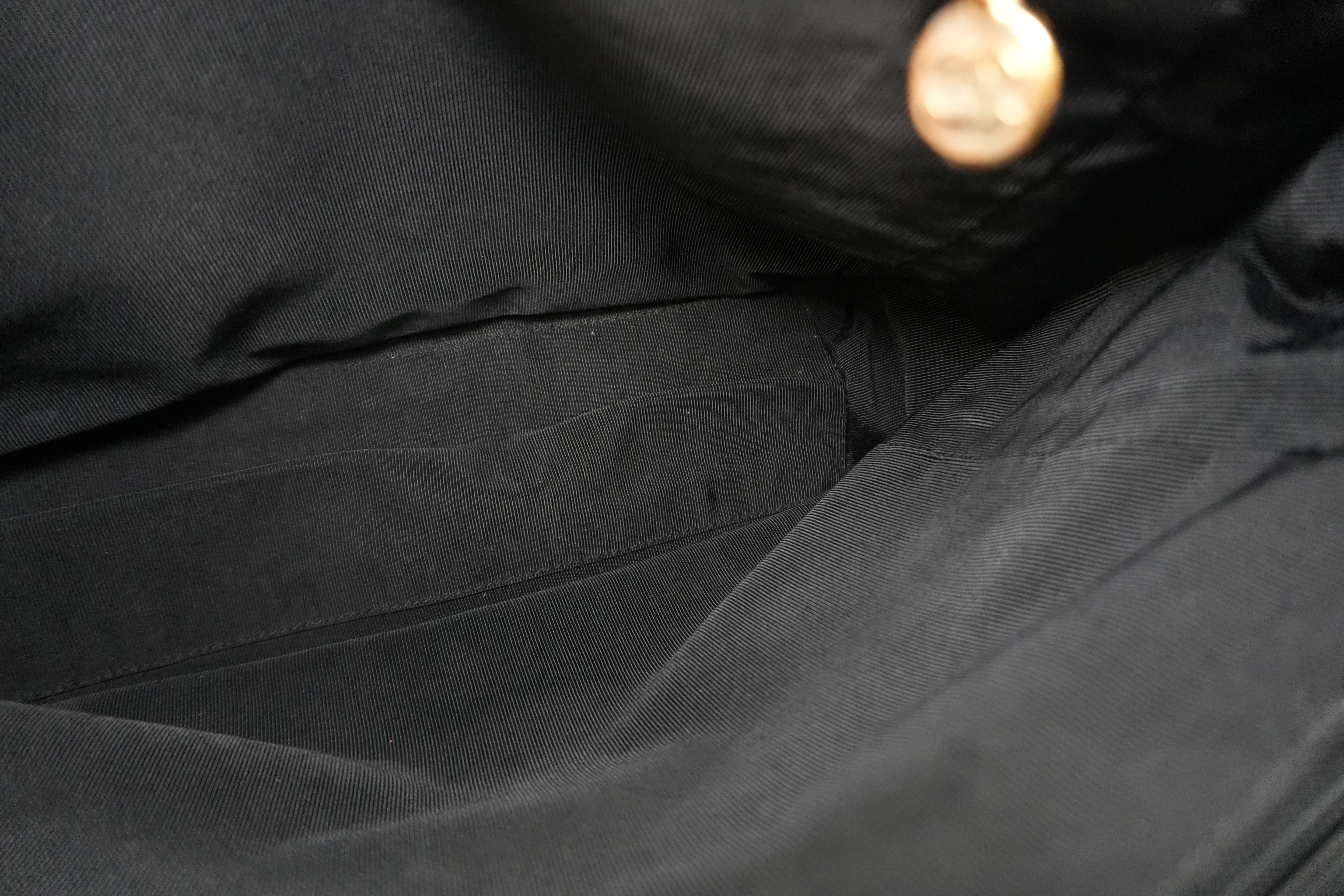 Pre-owned Chanel Caviar Skin Leather Tote Bag Black