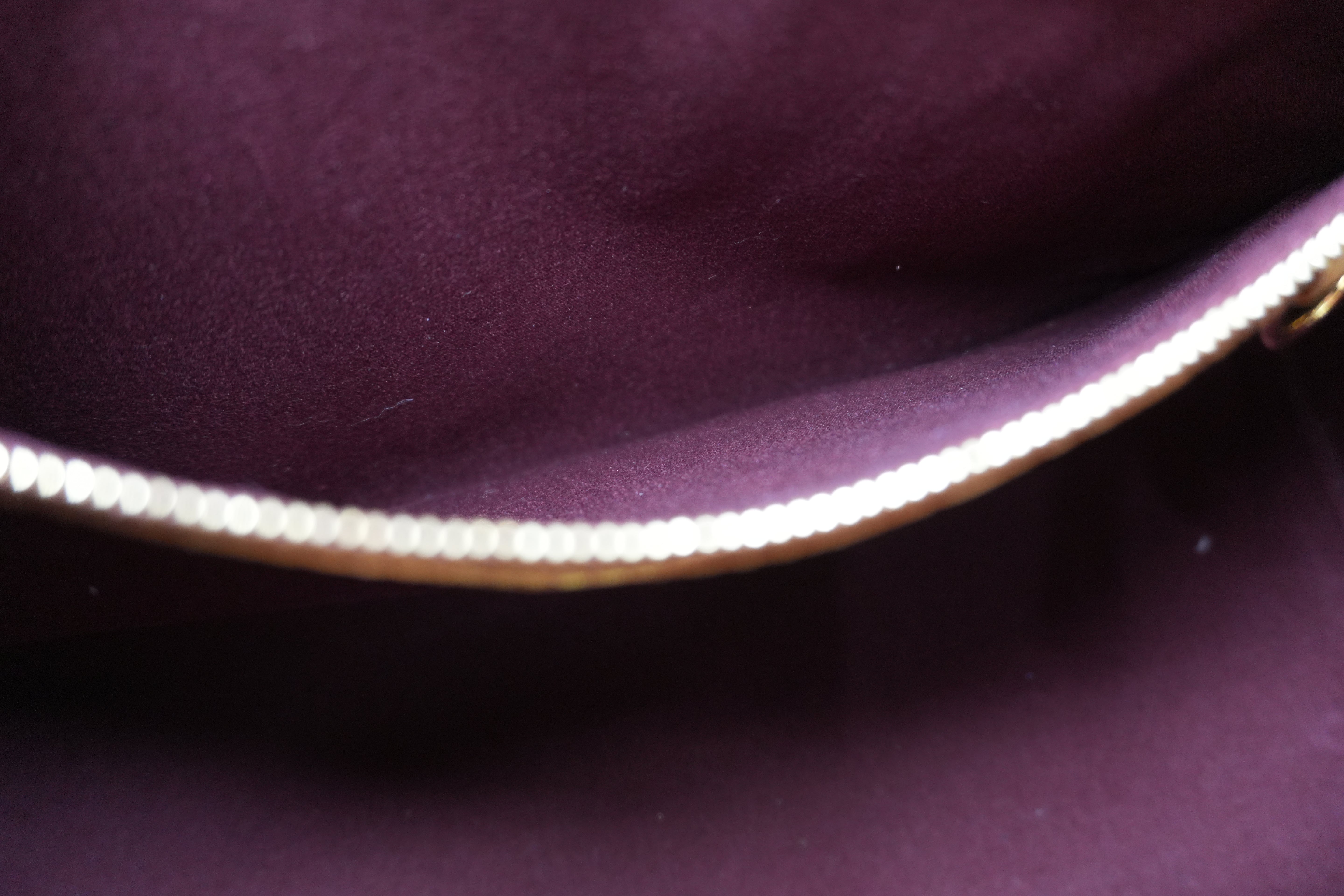 Louis Vuitton Brea Vernis Two Way Shoulder Bag Rouge Fauviste Used