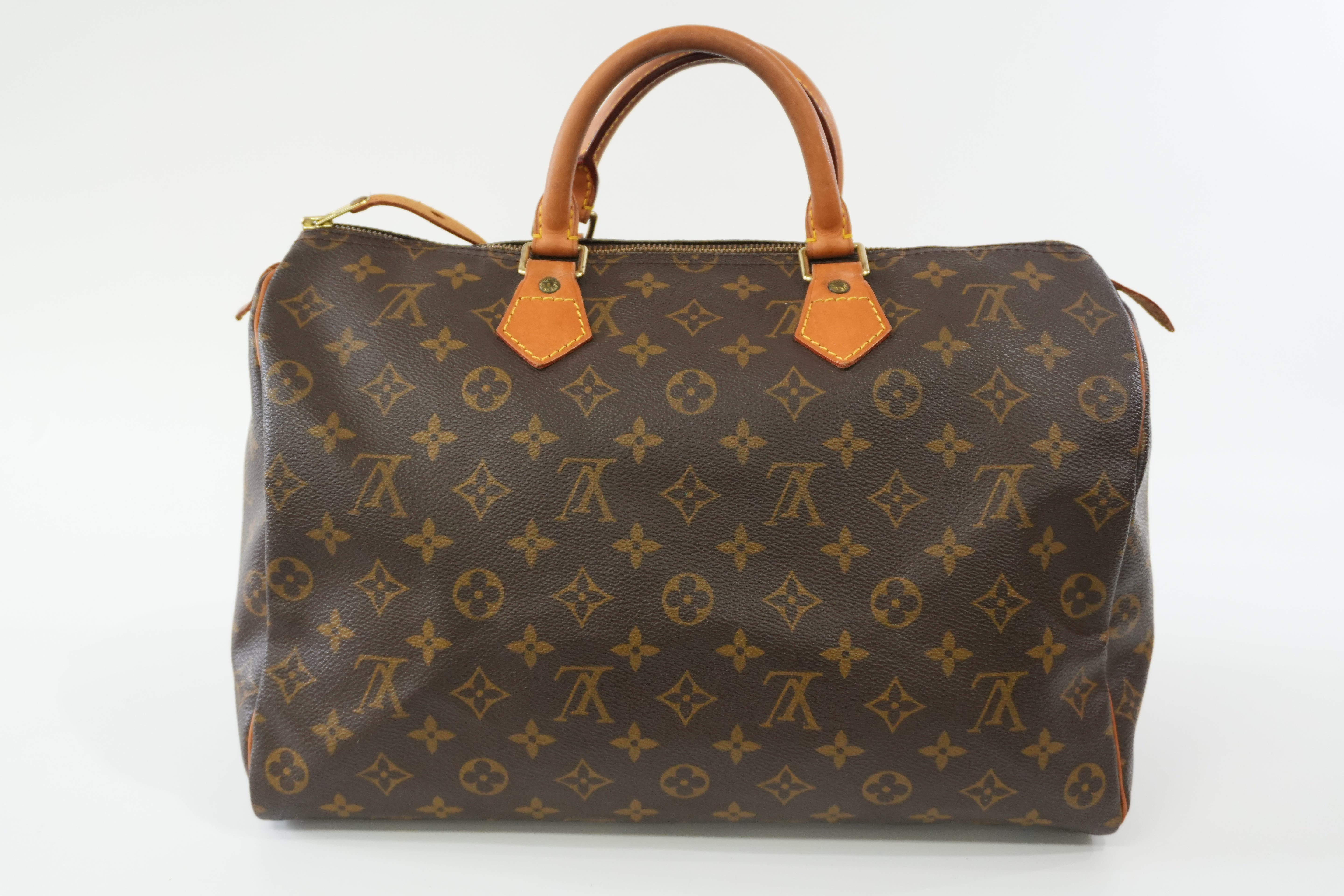 Pre-owned Louis Vuitton Monogram Speedy 35 Handbag