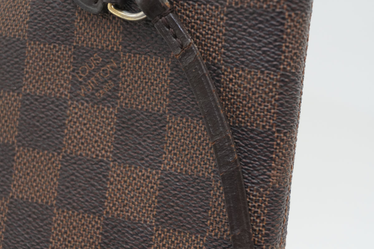Pre-Owned Louis Vuitton Damier Ebene Neverfull MM Tote Bag