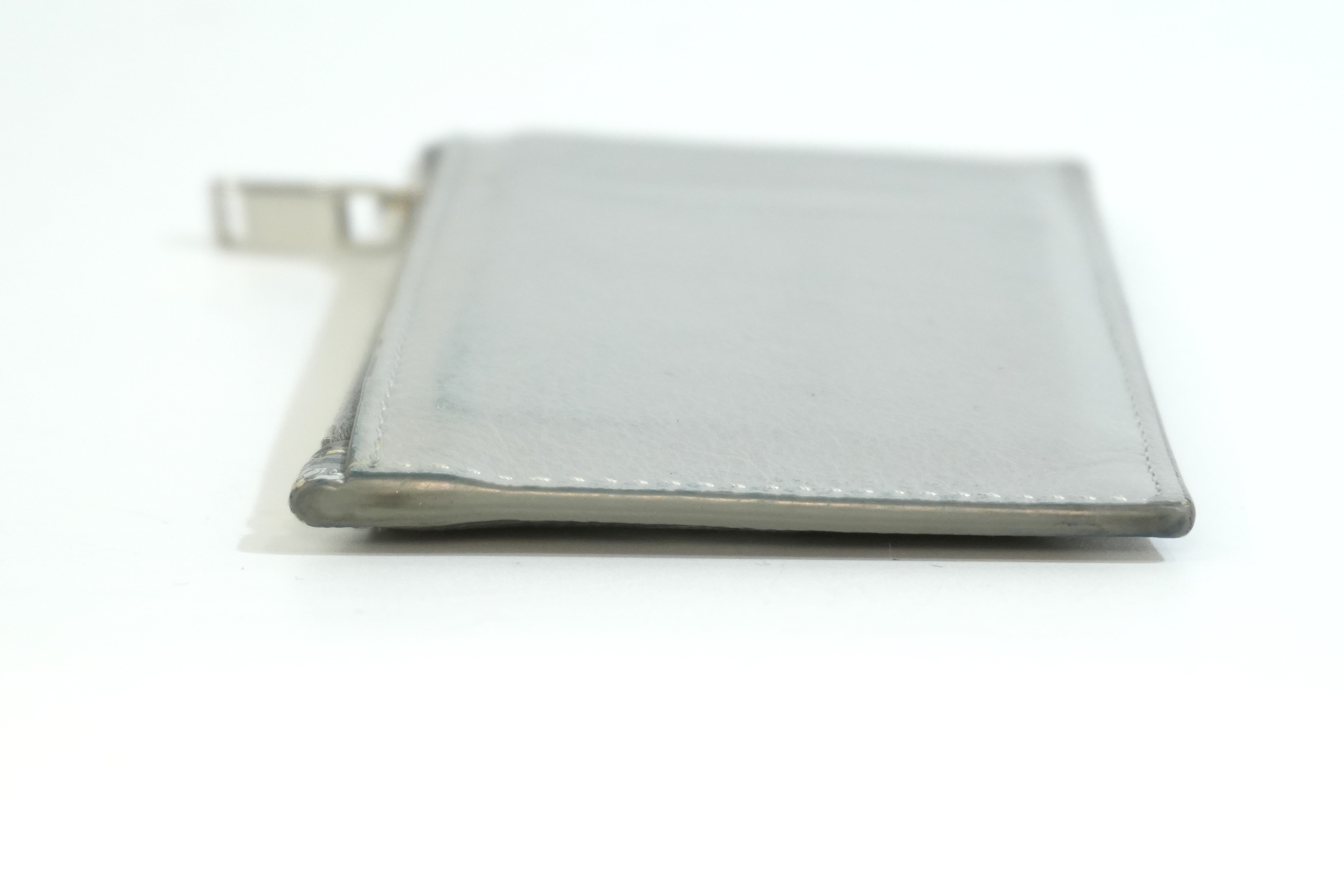Pre-owned Dior Card and Coin Case Gray