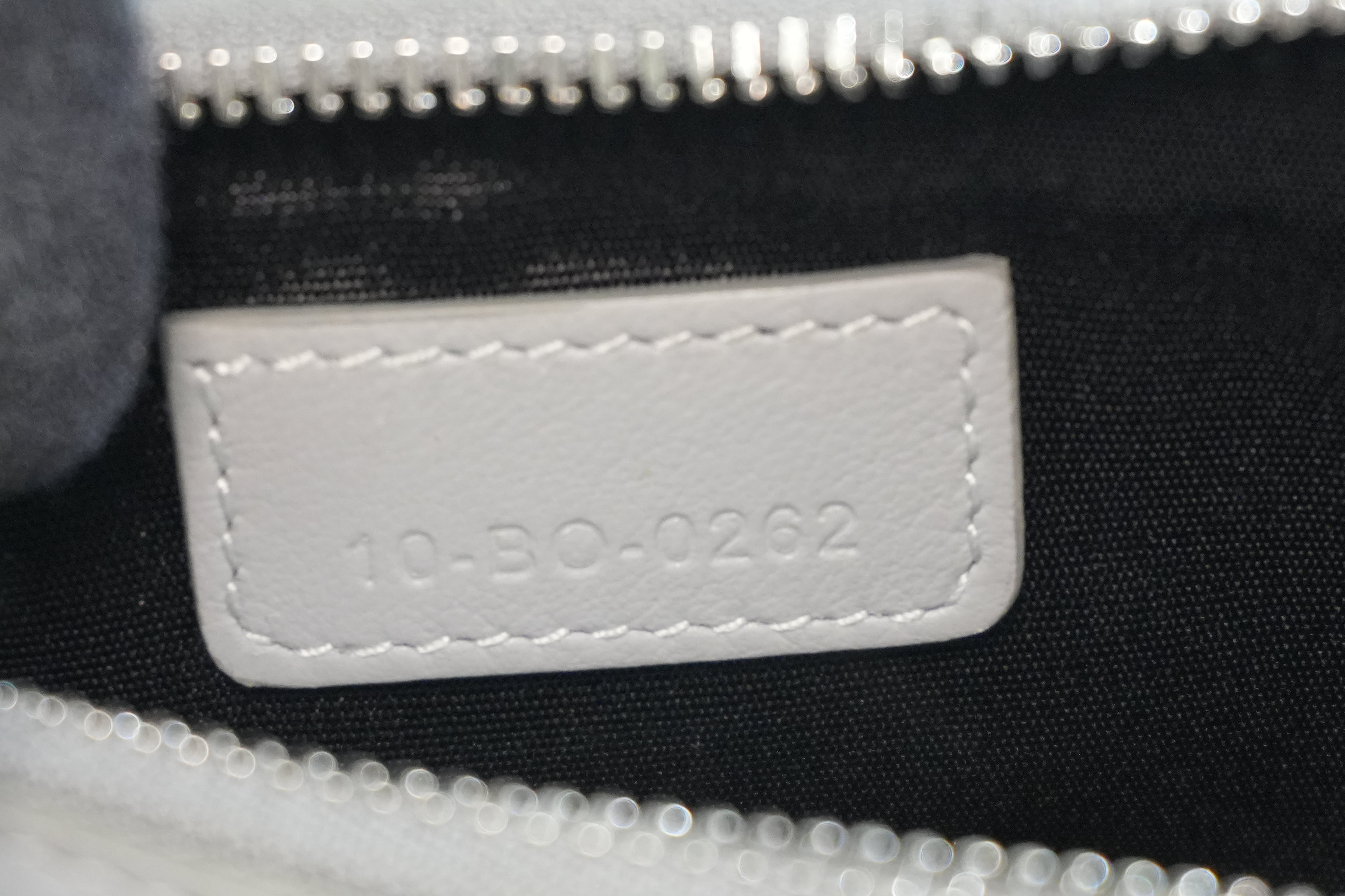 Pre-owned Dior Card and Coin Case Gray