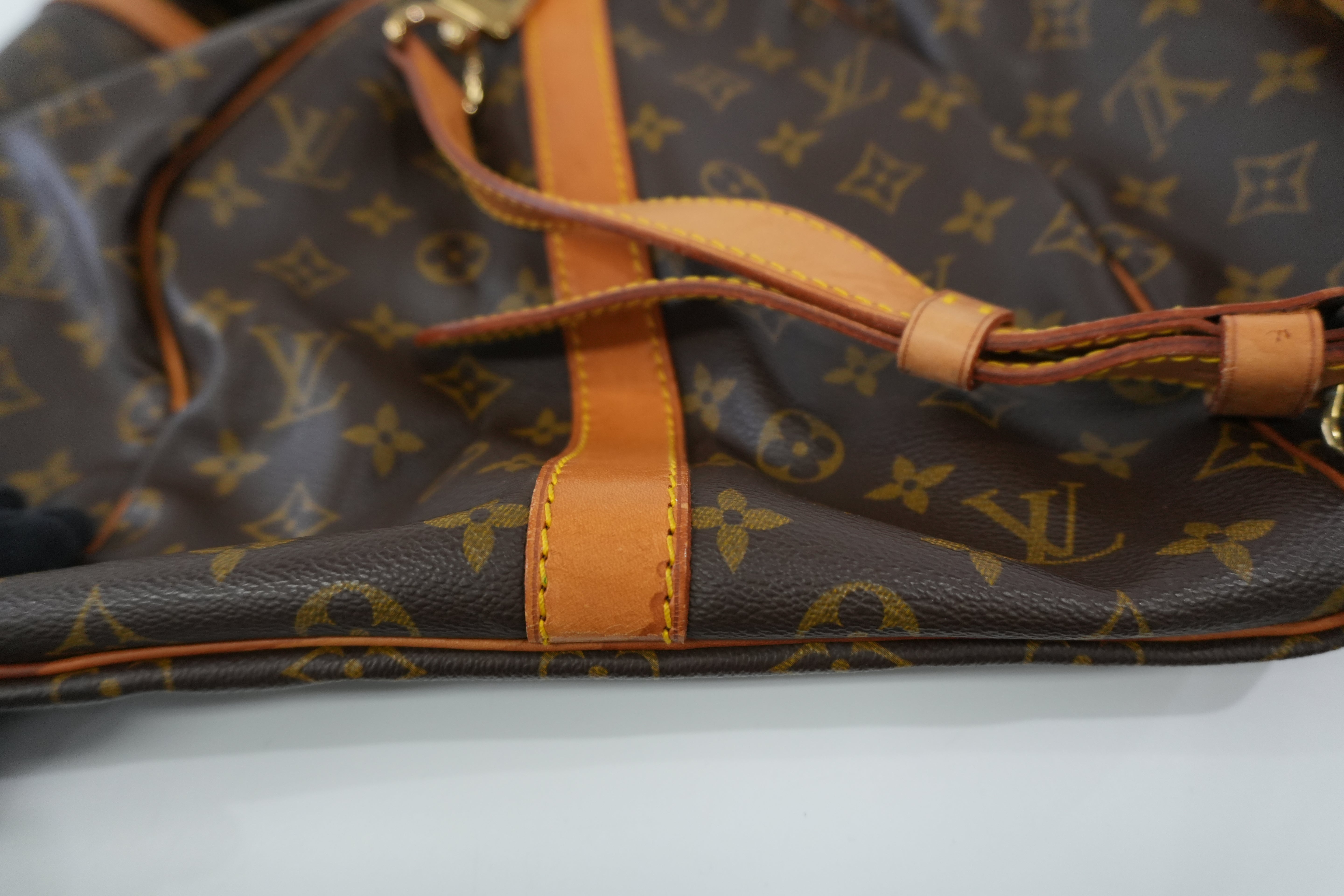Pre-owned Louis Vuitton Monogram Keepall 55 Bandouliere