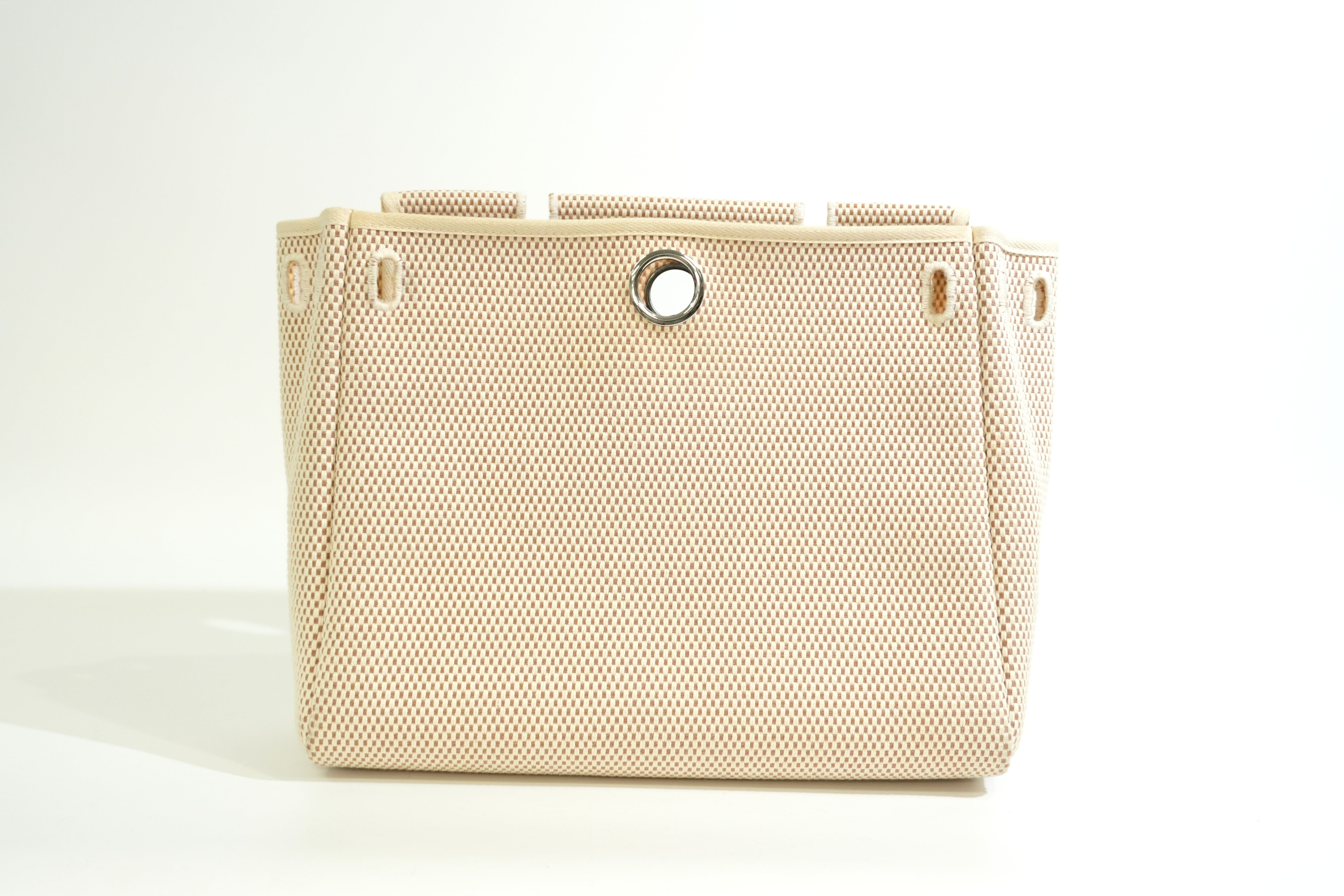 Pre-owned Hermes Herbag Year 2003 Black