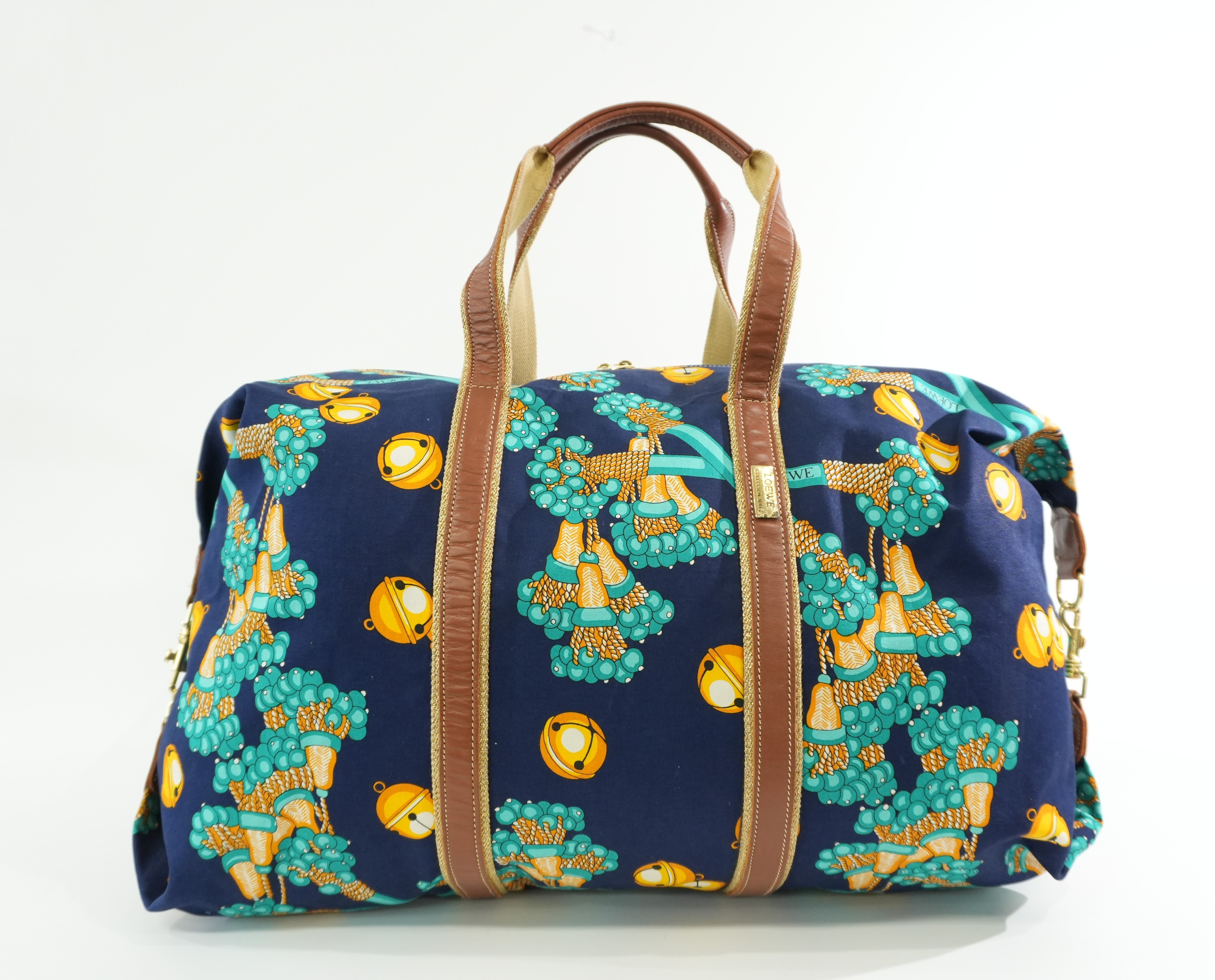 Pre-owned Loewe Fabric Travel Bag Multicolor