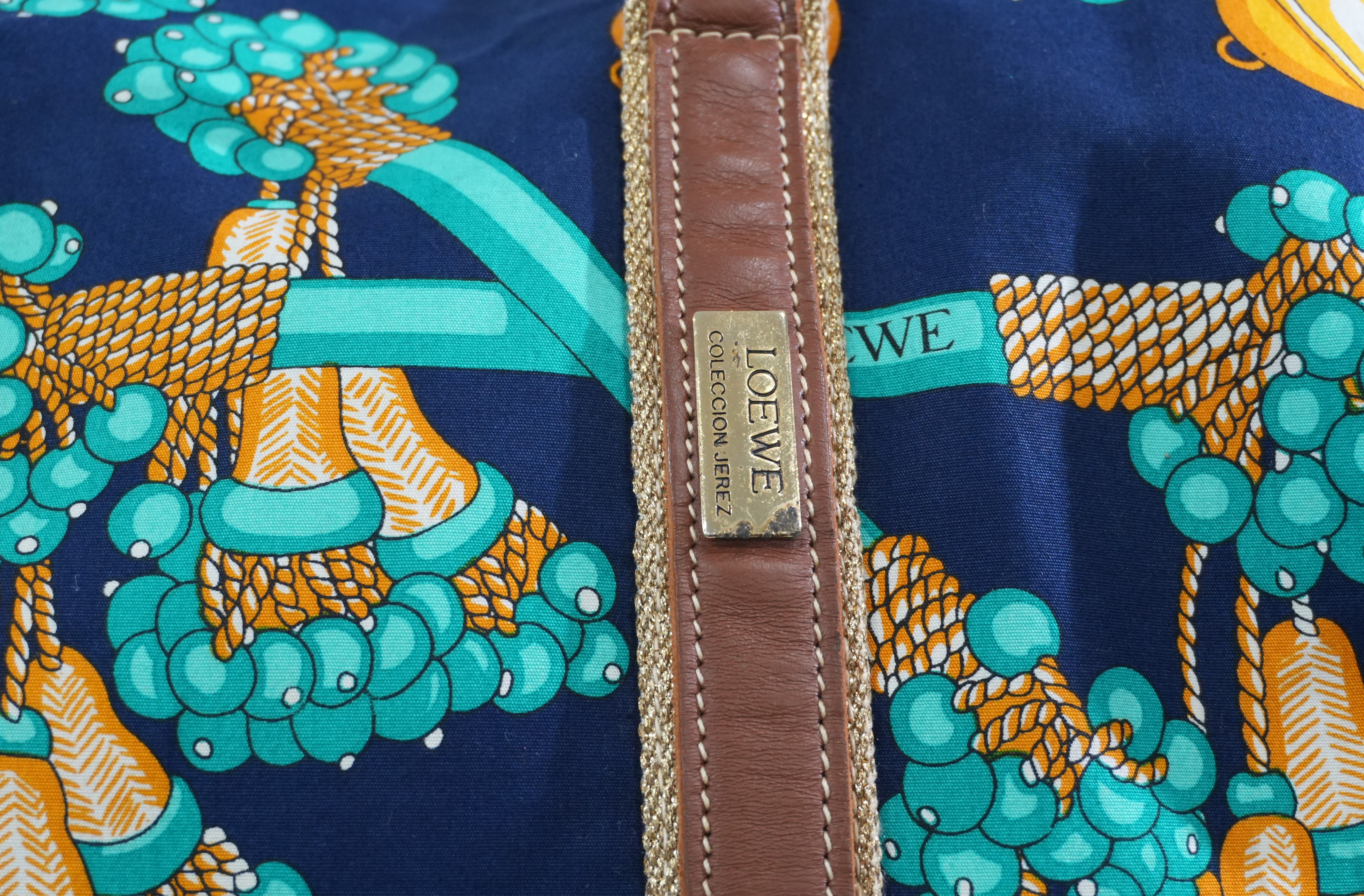 Pre-owned Loewe Fabric Travel Bag Multicolor