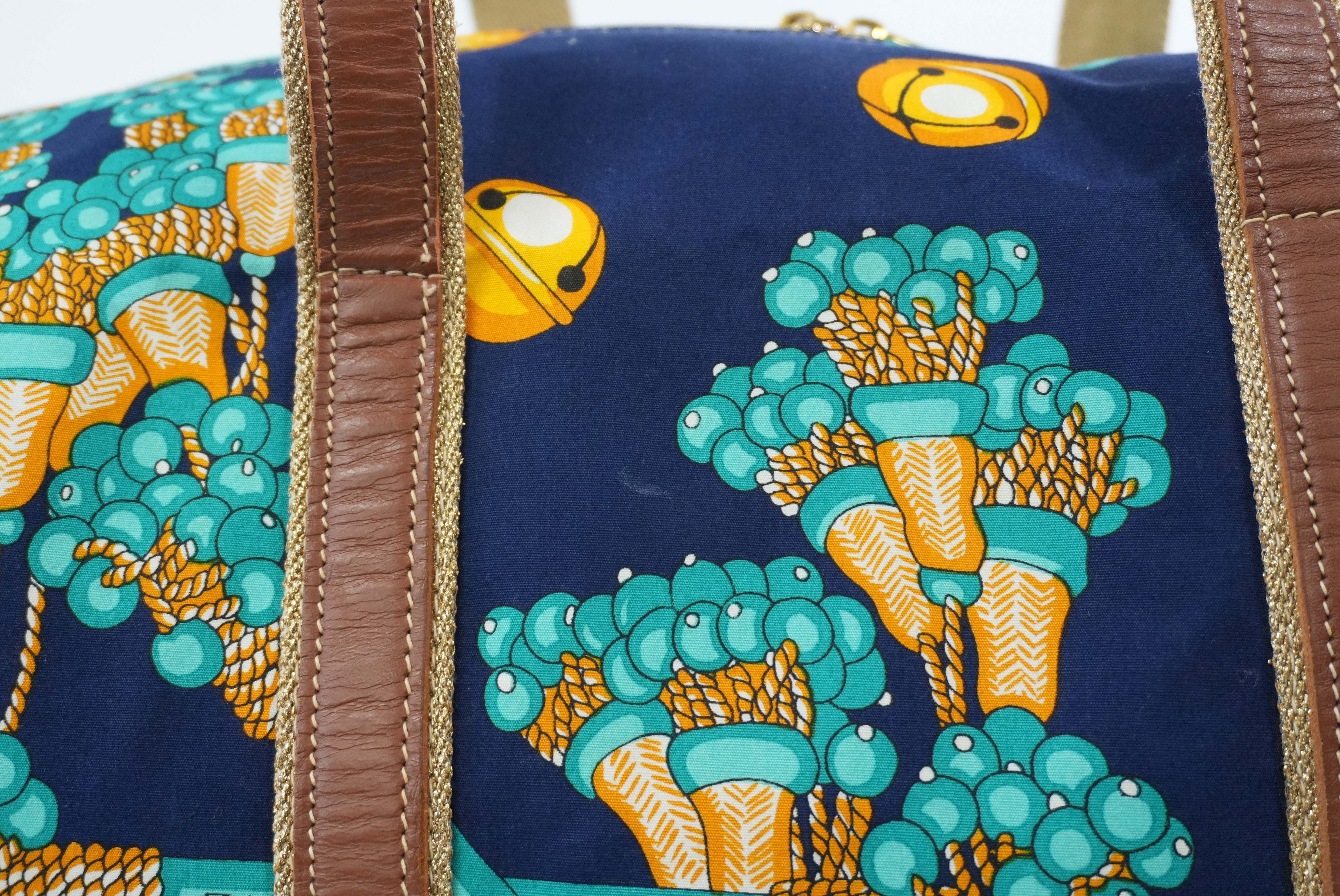 Pre-owned Loewe Fabric Travel Bag Multicolor