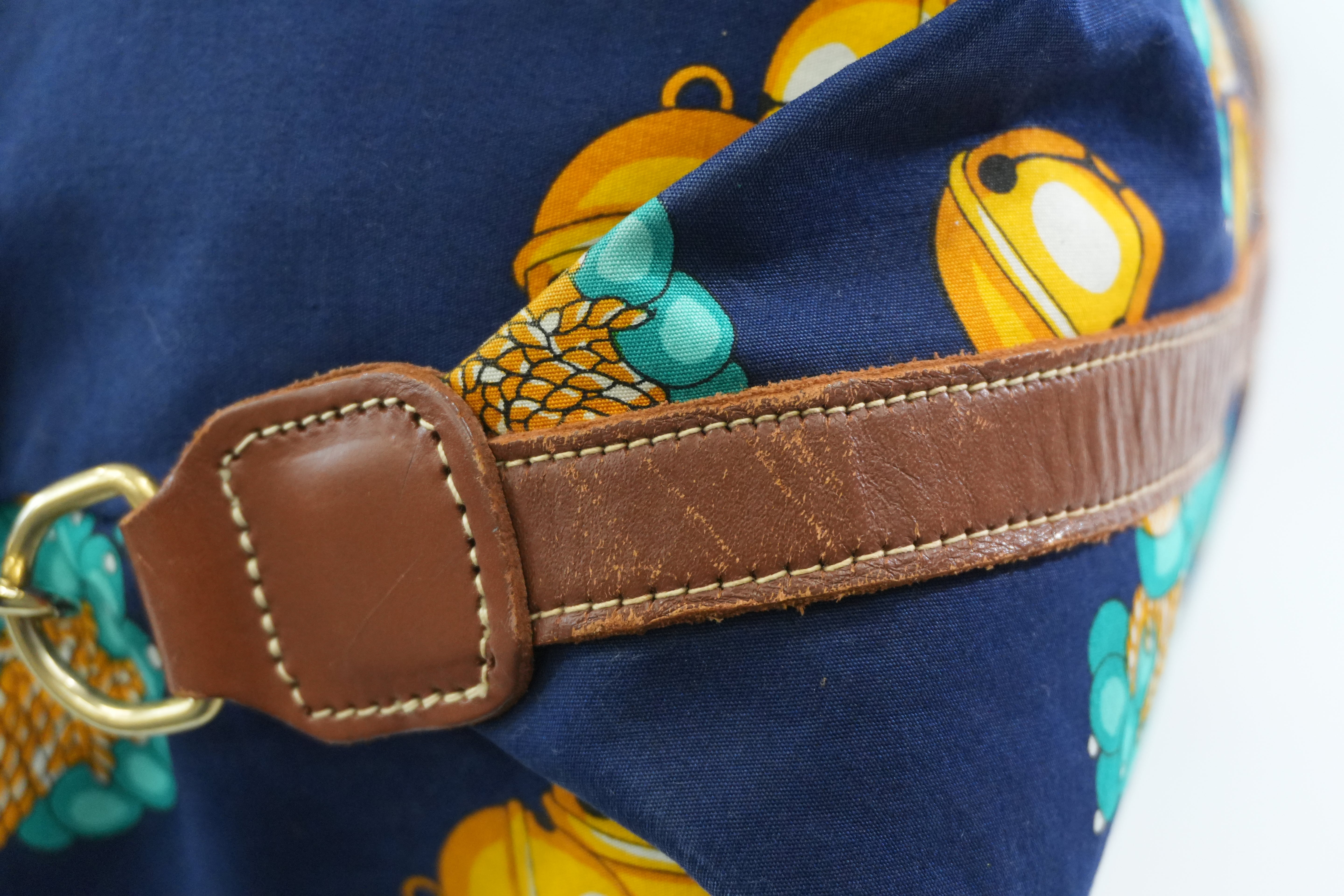 Pre-owned Loewe Fabric Travel Bag Multicolor