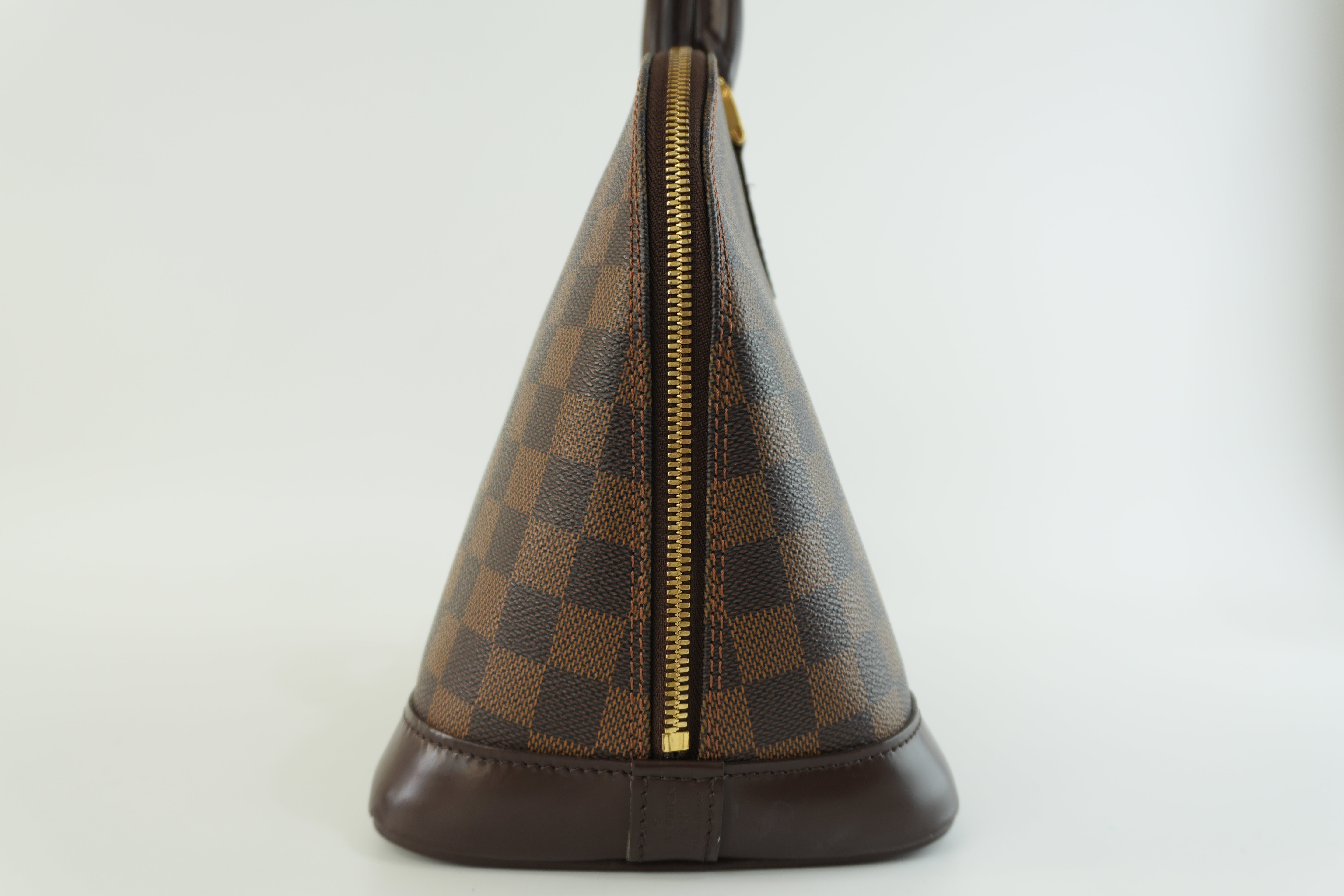 Louis Vuitton Damier Ebene Alma Handbag Used