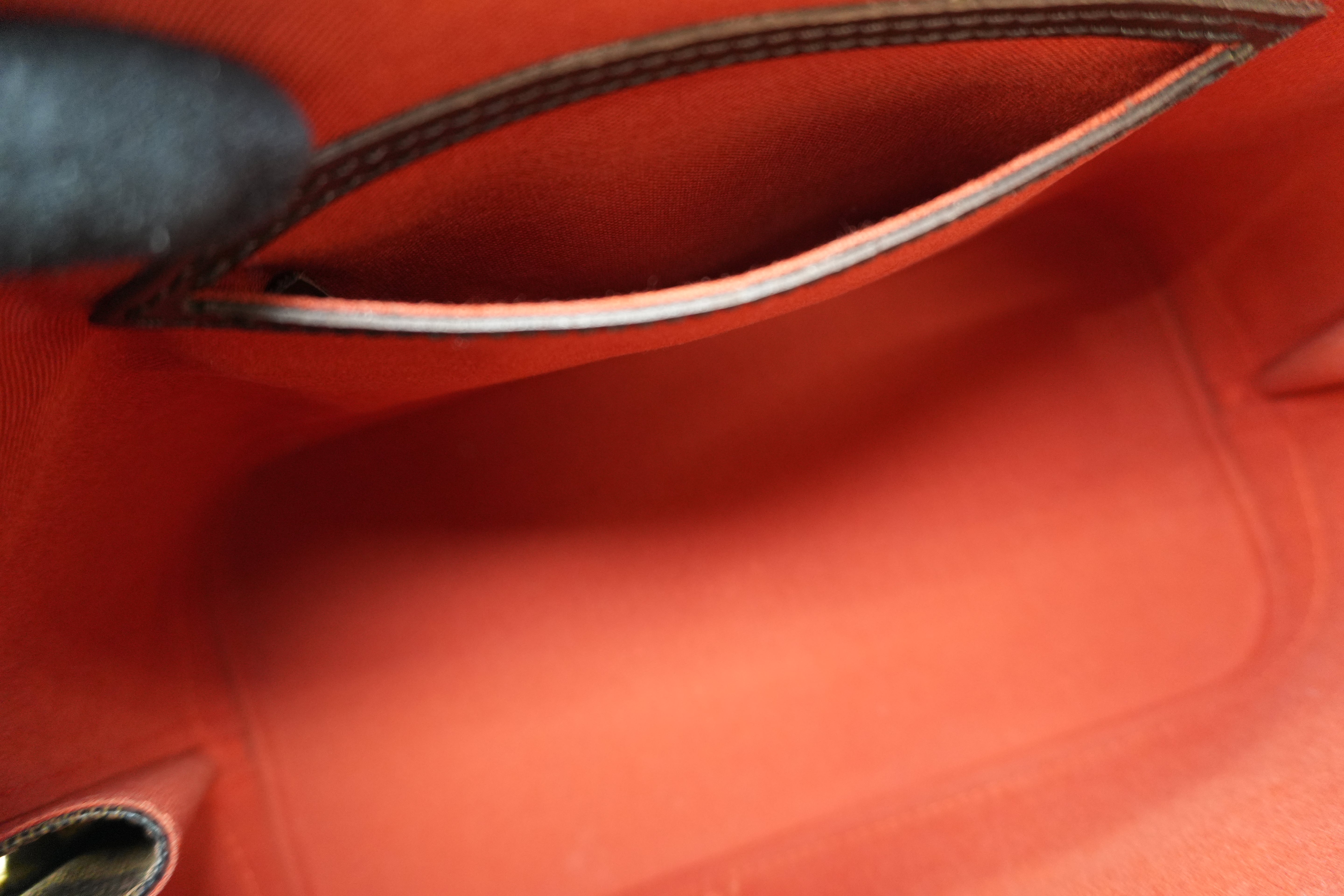 Louis Vuitton Damier Ebene Alma Handbag Used