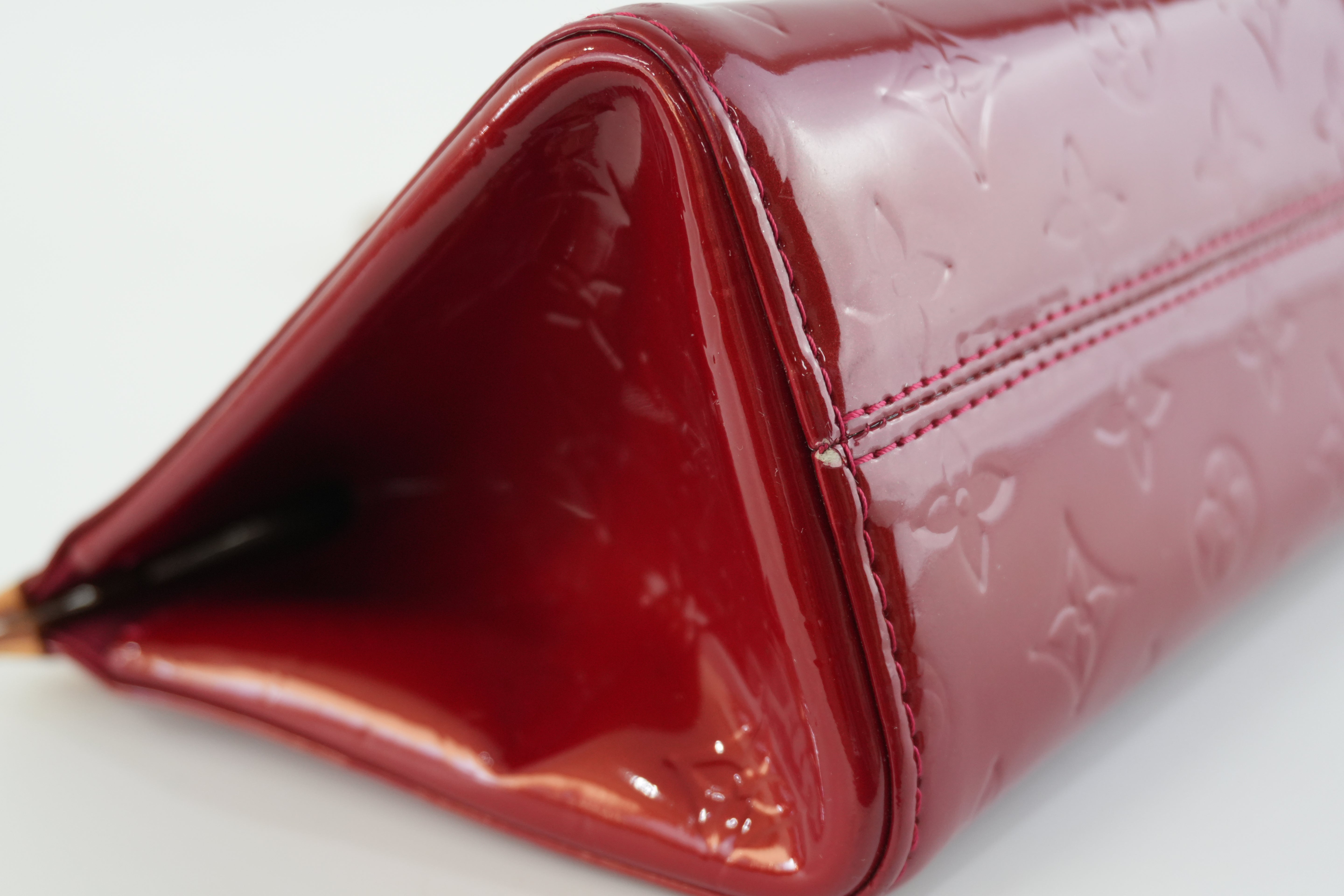 Louis Vuitton Roxbury Vernis Two Way Shoulder Bag Red Used