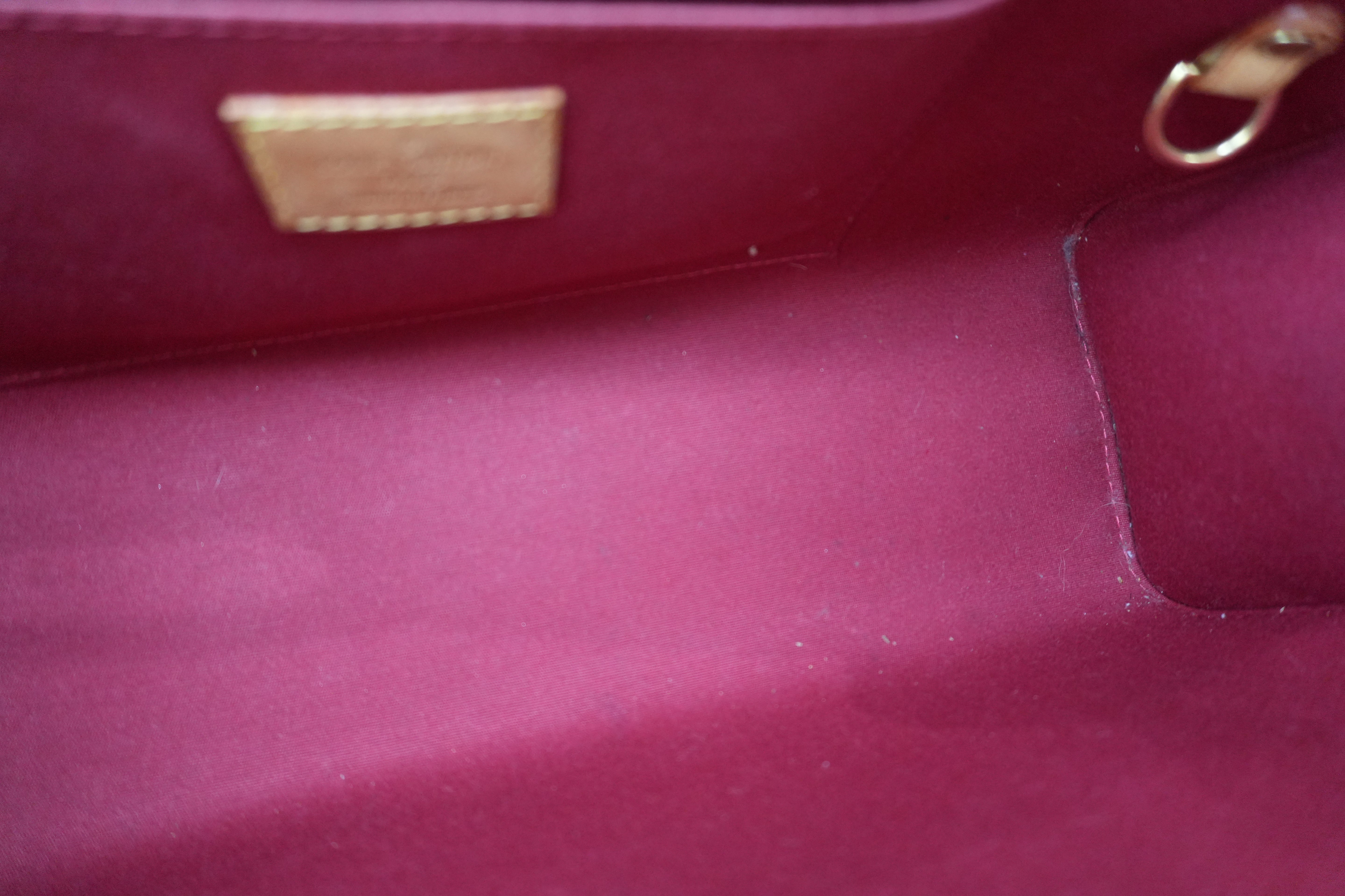 Louis Vuitton Roxbury Vernis Two Way Shoulder Bag Red Used