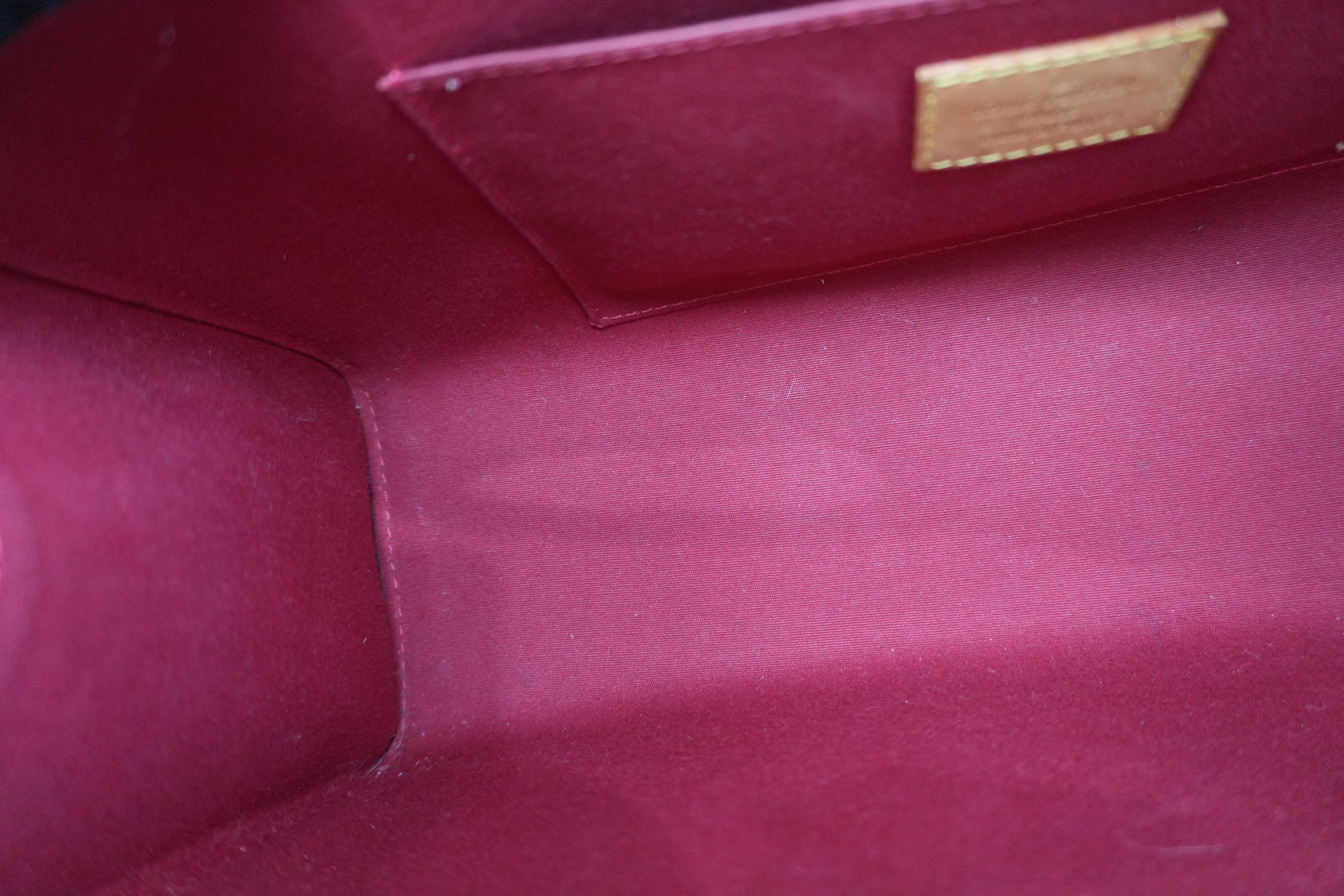 Louis Vuitton Roxbury Vernis Two Way Shoulder Bag Red Used