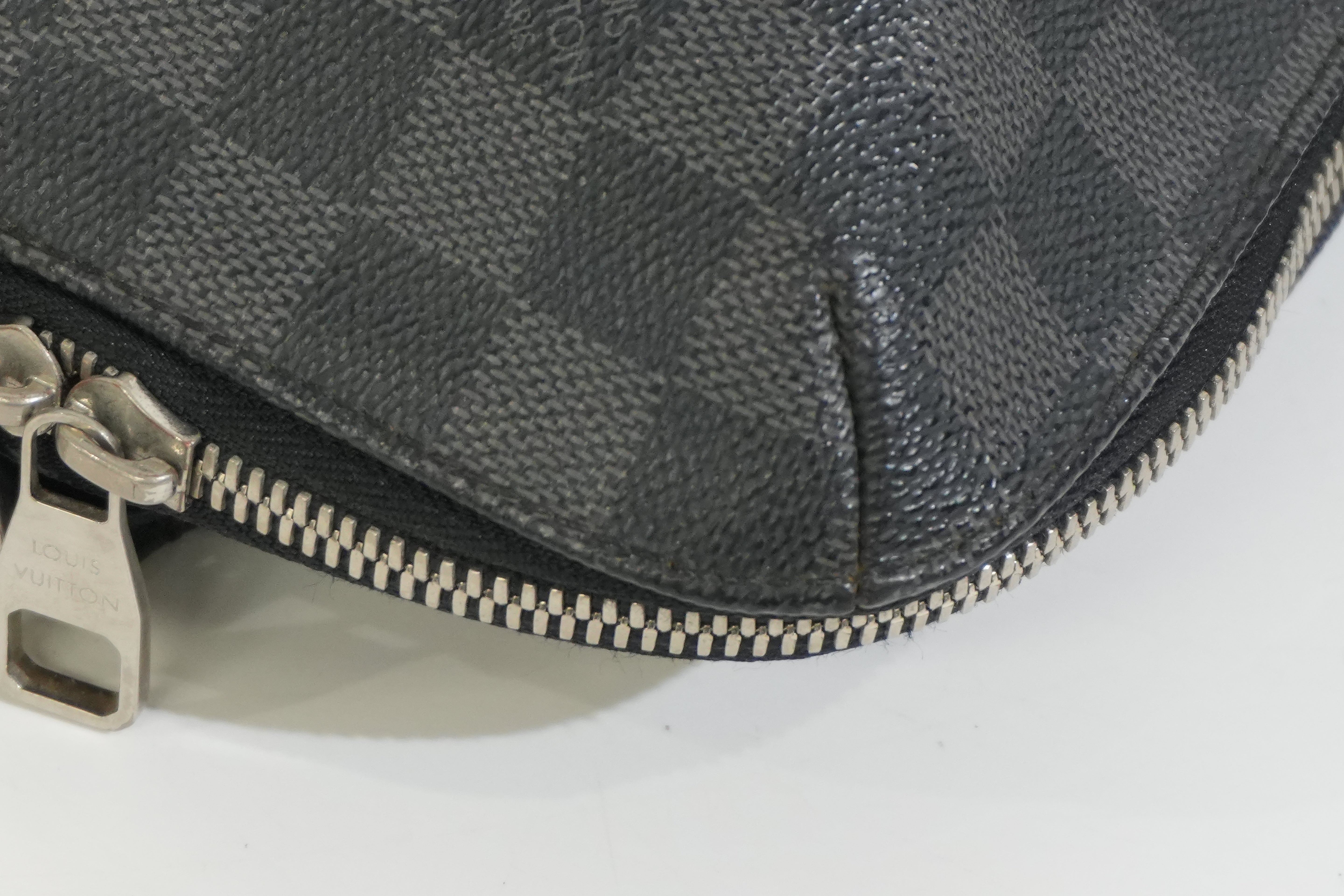 Pre-owned Louis Vuitton Damier Graphite Porte Documents Jour Messenger Bag