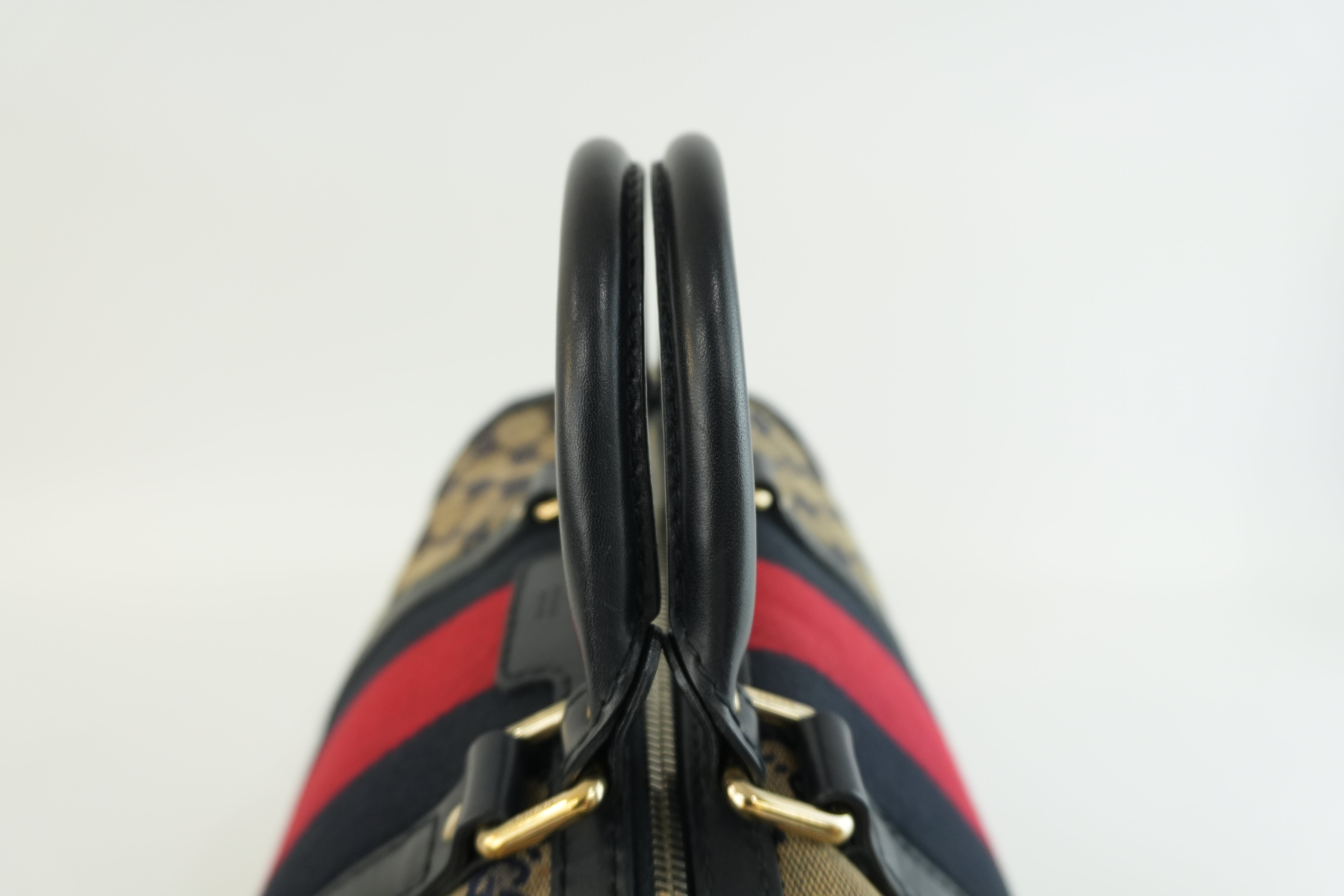 Gucci Boston Bag Blue Used