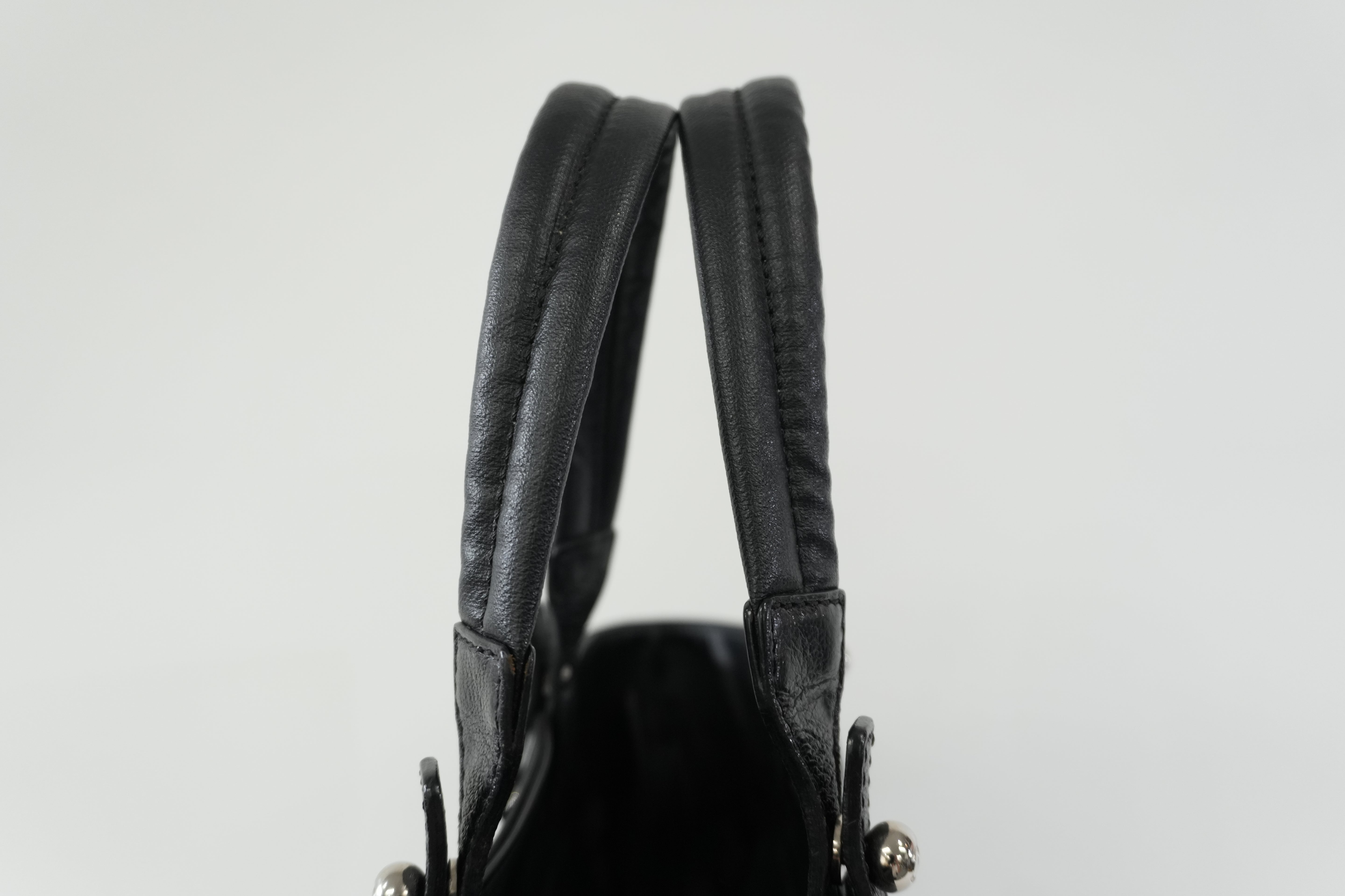 Pre-owned Chanel Paris Biarritz Tote Bag Black