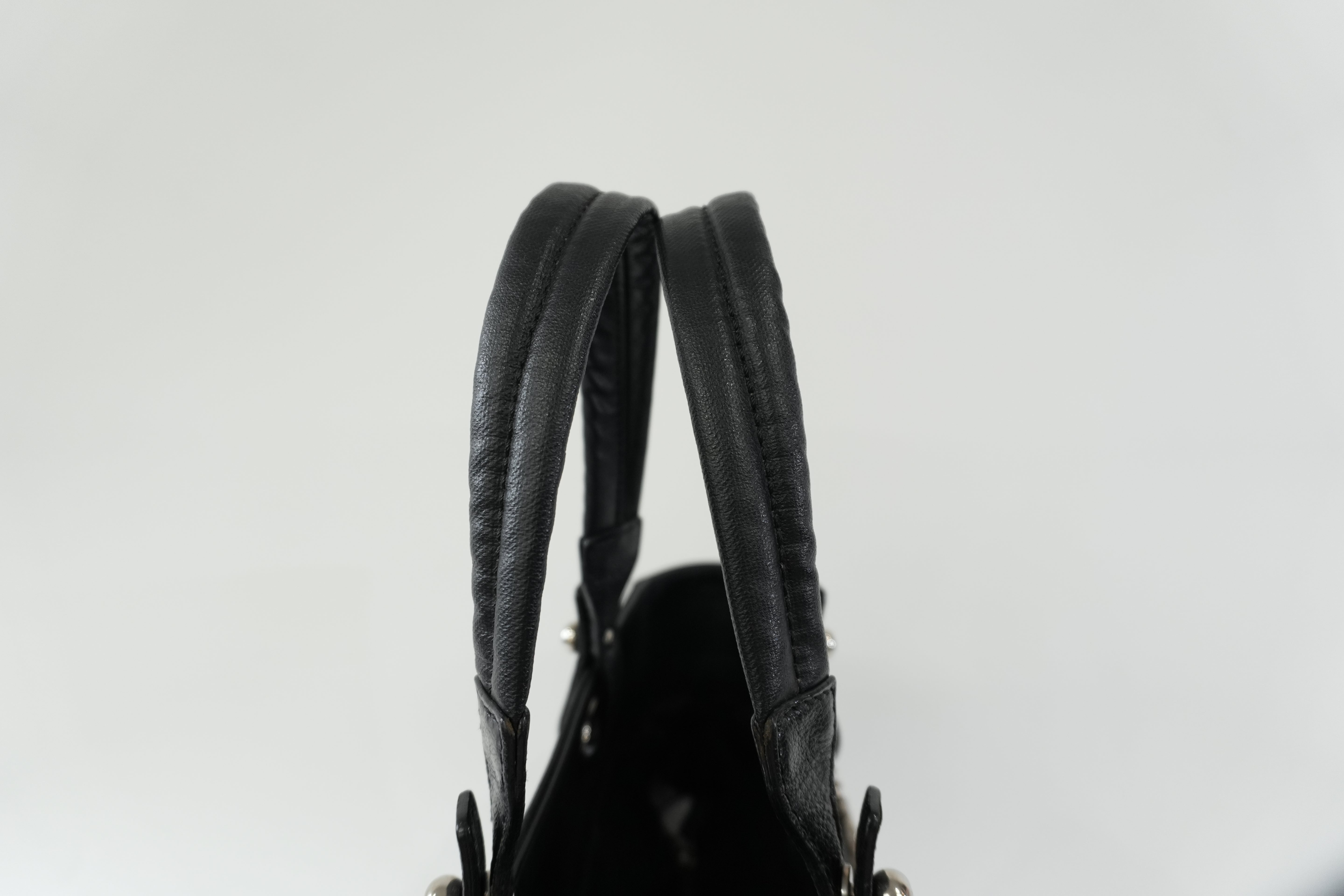 Pre-owned Chanel Paris Biarritz Tote Bag Black