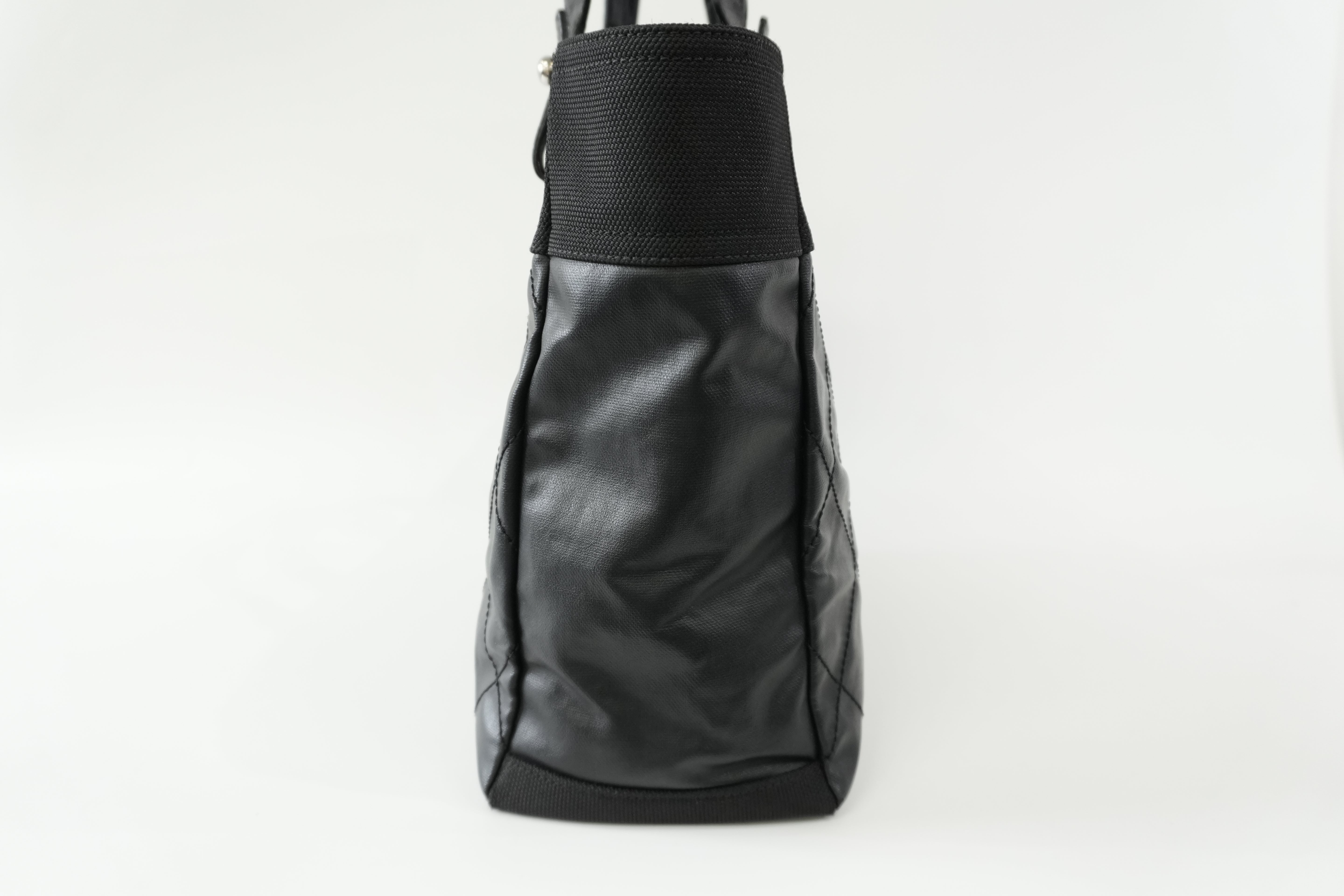 Pre-owned Chanel Paris Biarritz Tote Bag Black